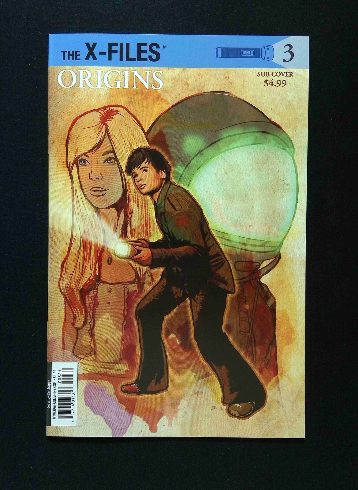 X-Files Origins #3 SUB IDW Comics 2016 VF/NM STAGGS VARIANT