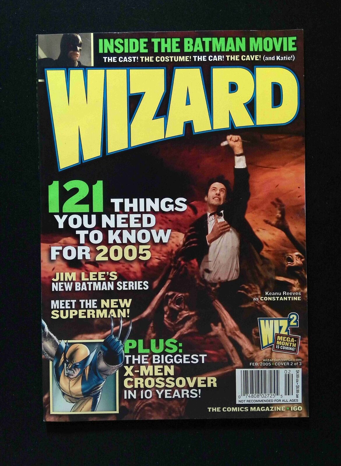 Wizard the Comics Magazine #160B 2005 NM NEWSSTAND Photo Variant