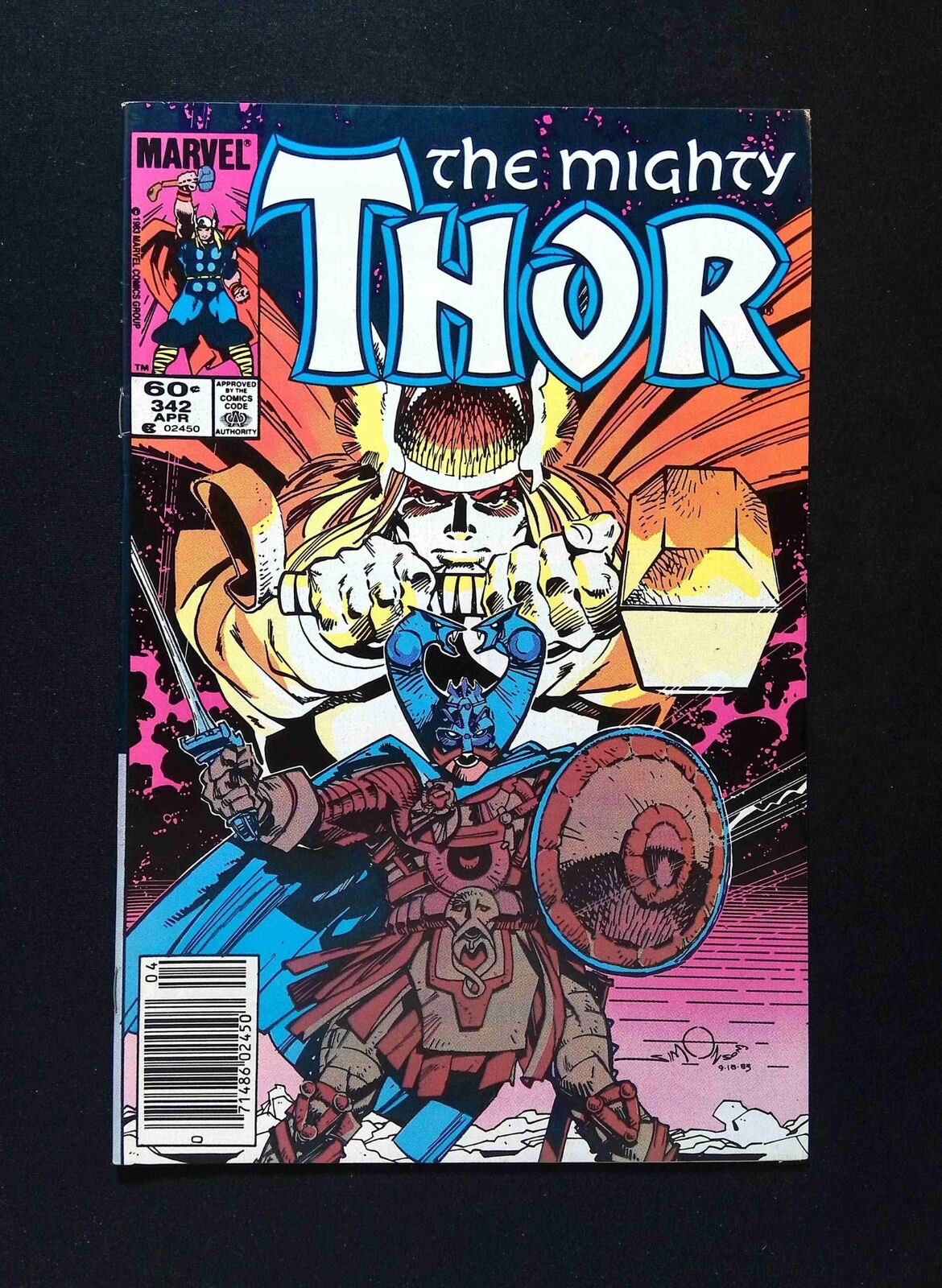 Thor #342 Marvel Comics 1984 VF+ NEWSSTAND
