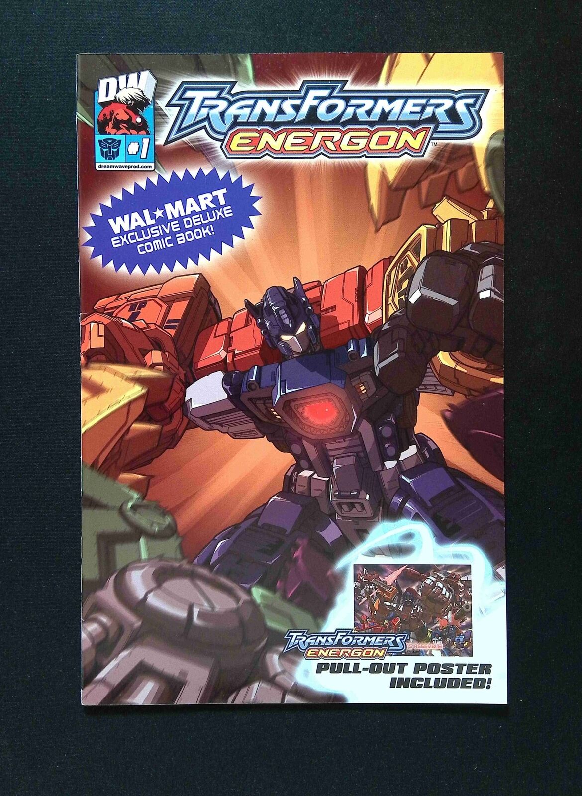 Transformers Energon WalMart Exclusive #1 Dreamwave Comics 2004 VF+