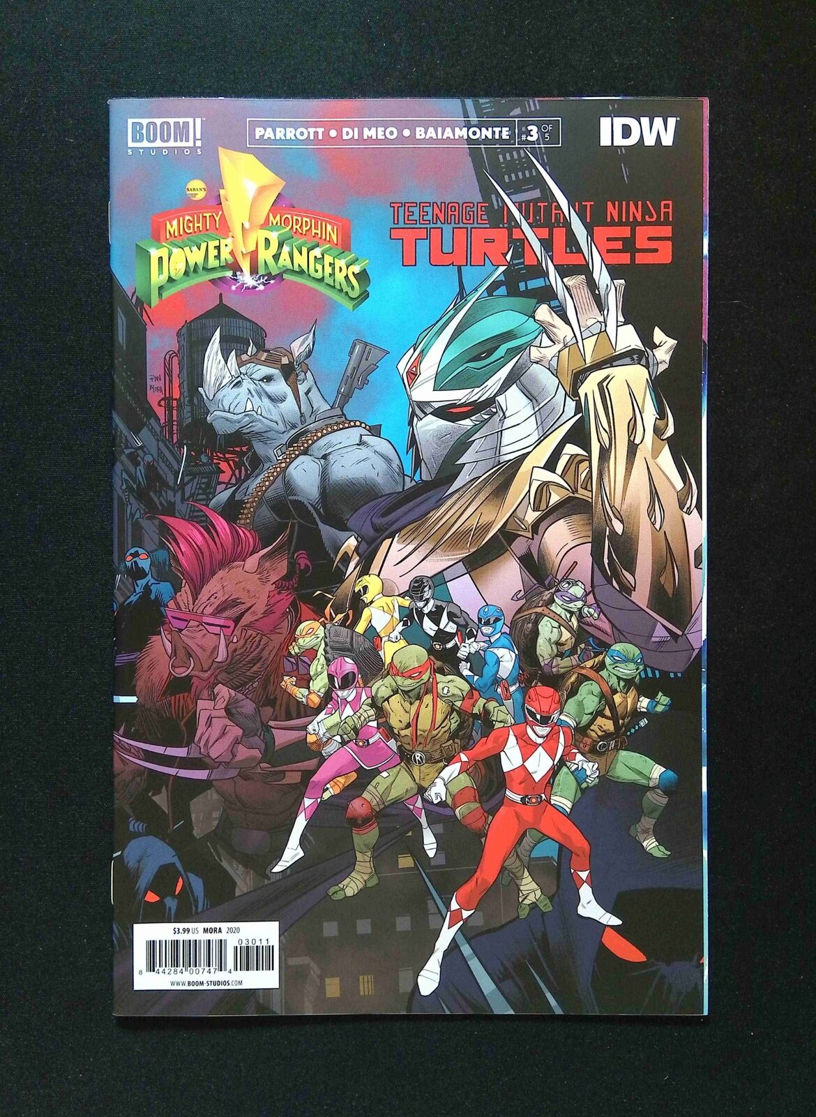 Mighty Morphin Power Rangers/TMNT #3 Boom 2020 NM+