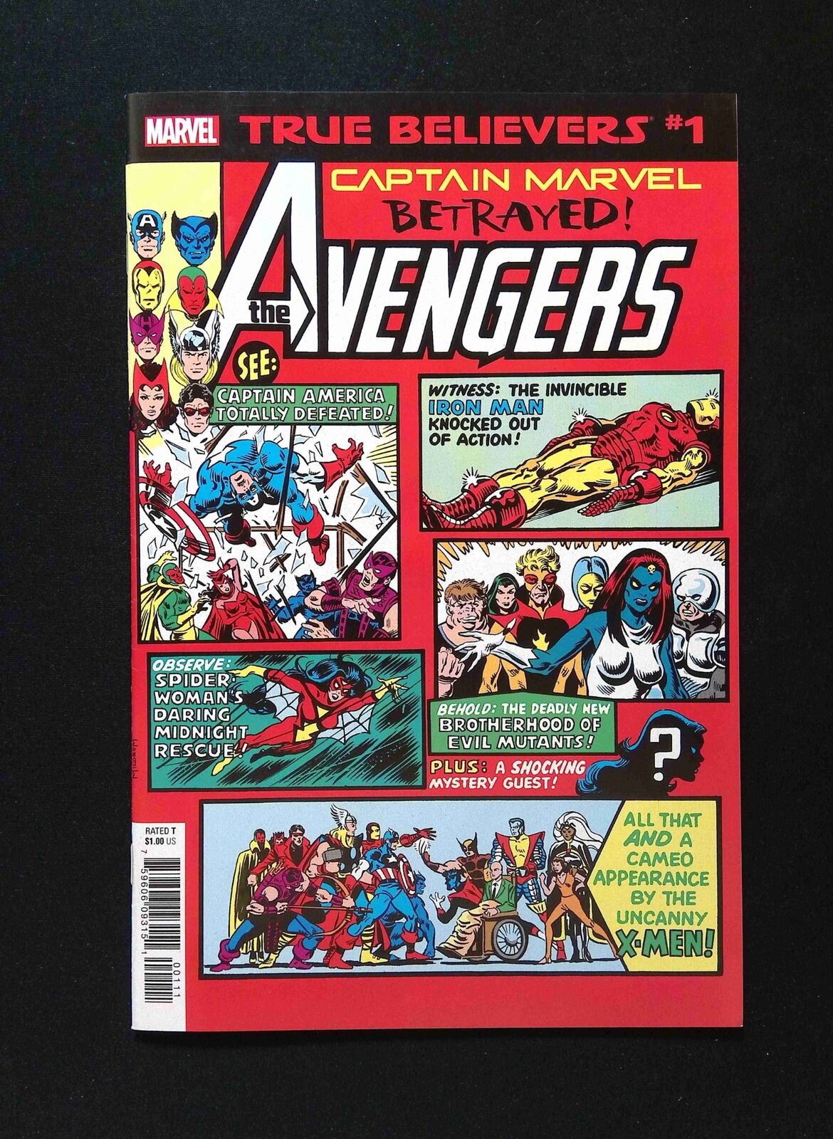 True Believers Captain Marvel Betrayed #1 Marvel Comics 2019 VF+