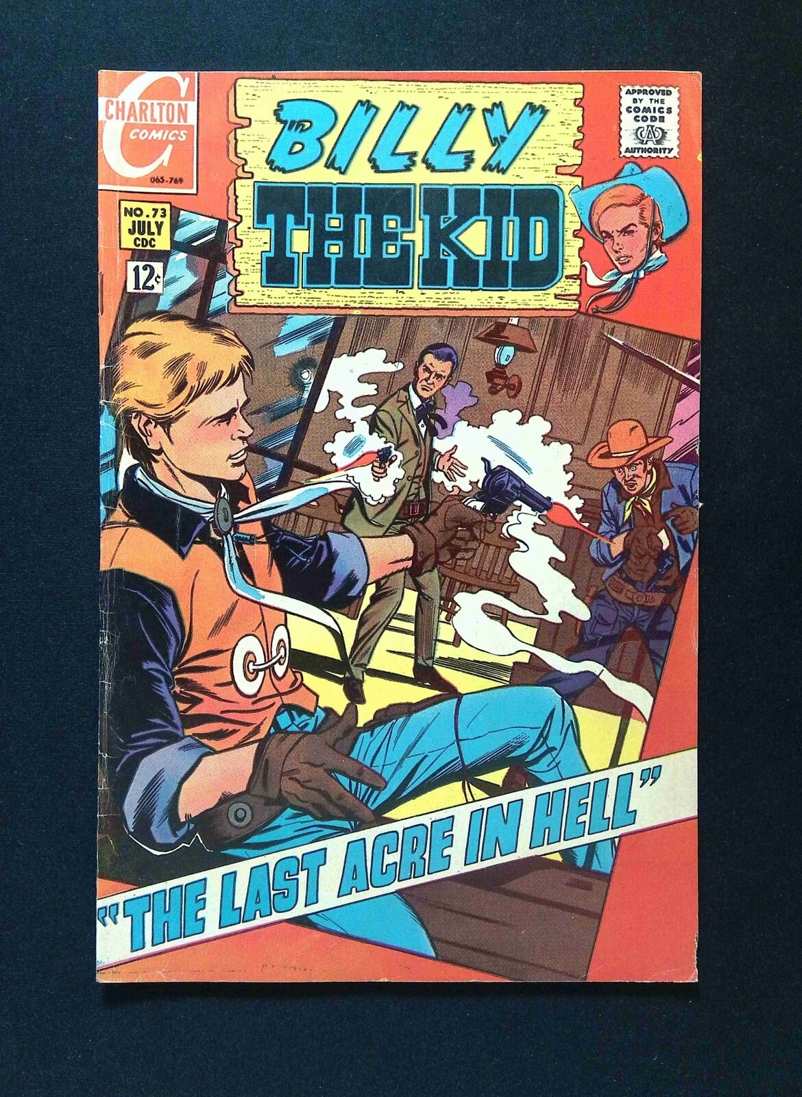 Billy the Kid #73 Charlton Comics 1969 FN-
