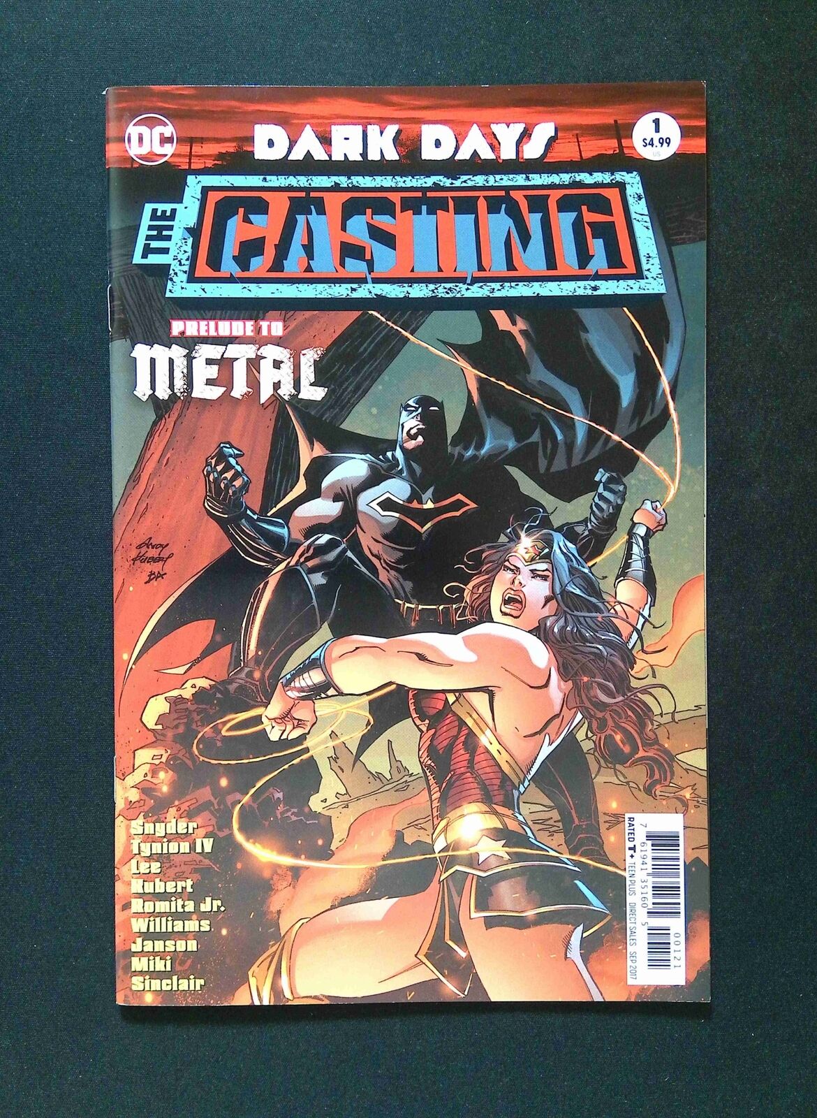 Dark Days The Casting #1B DC Comics 2017 VF/NM Kubert Variant