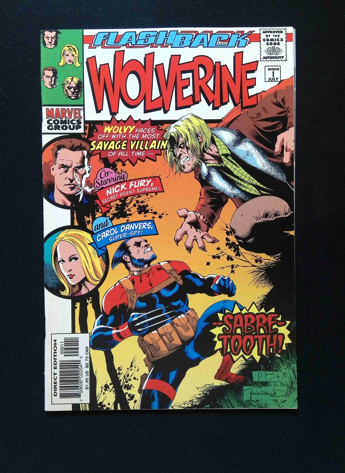 Wolverine #-1 Marvel Comics 1997 VF