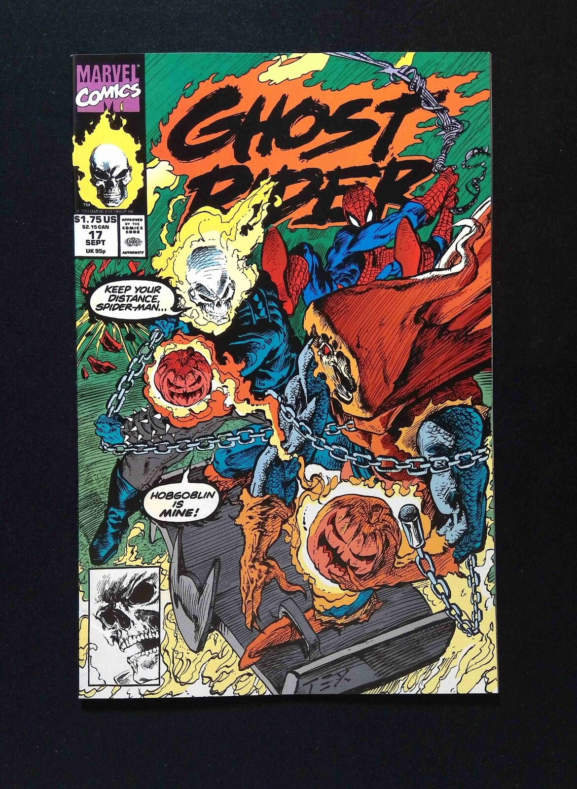 Ghost Rider #17 (2ND SERIES) MARVEL Comics 1991 VF/NM