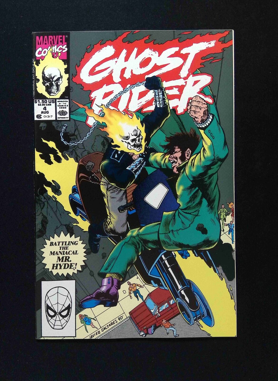 Ghost Rider #4 (2ND SERIES) MARVEL Comics 1990 VF/NM