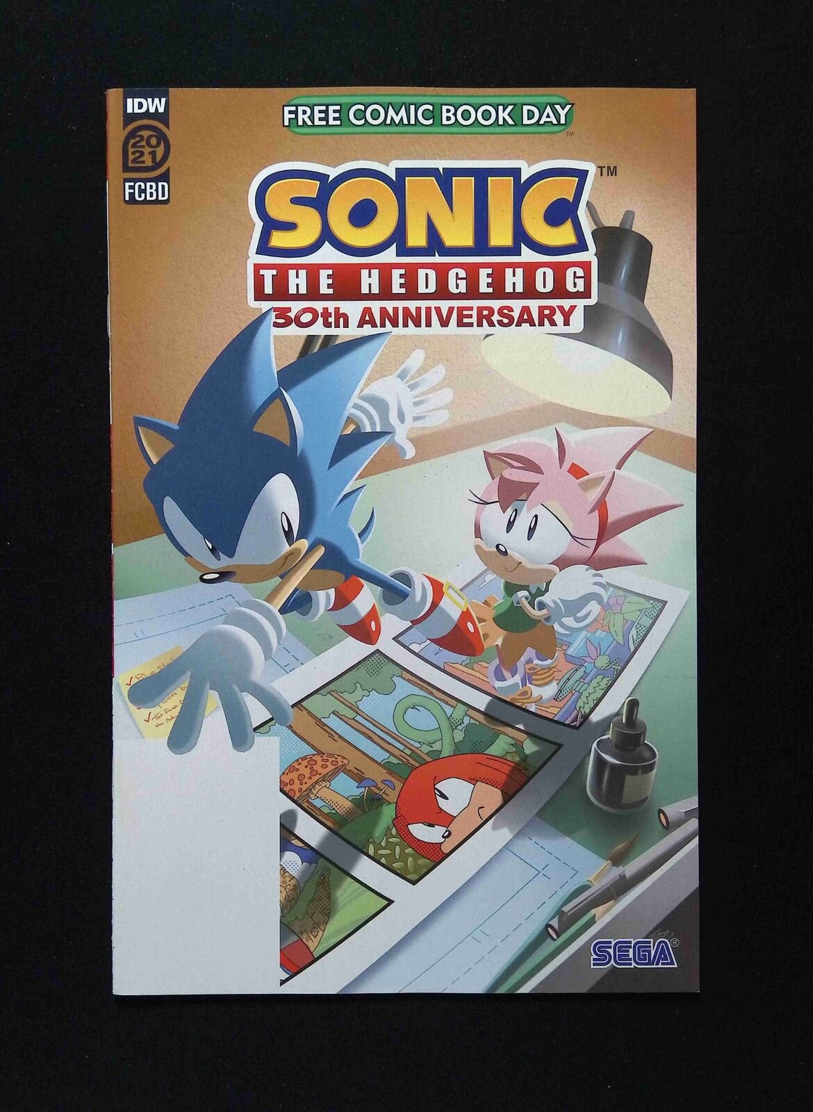 Sonic the Hedgehog 30th Anniversary FCBD #0 IDW Comics 2021 NM