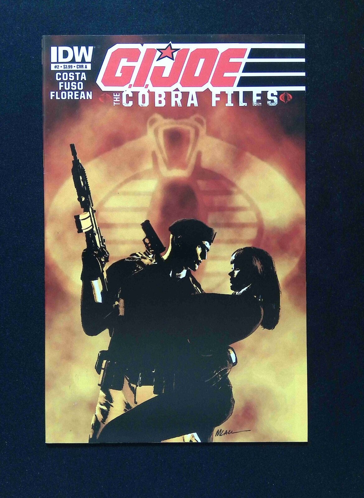 GI Joe Cobra Files #6B IDW Comics 2013 VF/NM DELL'EDERA, COSTA VARIANT