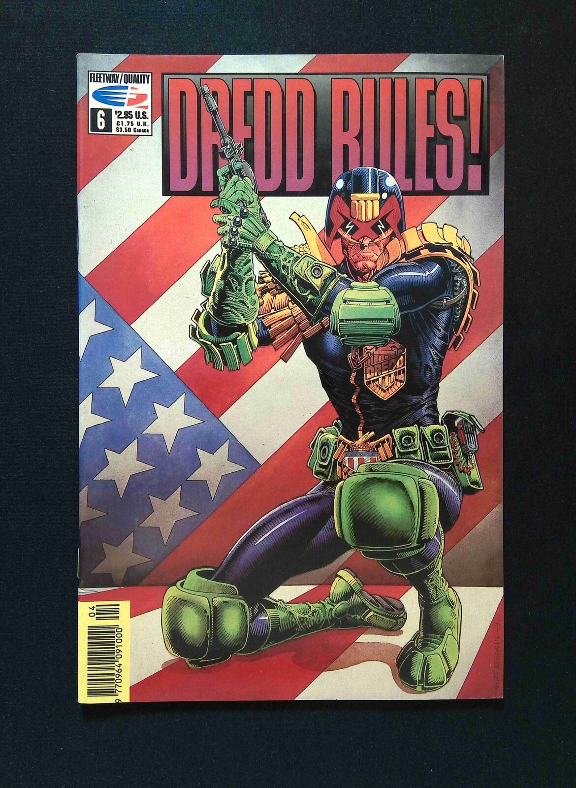 Dredd Rules #6 FLEETWAY Comics 1992 NM NEWSSTAND