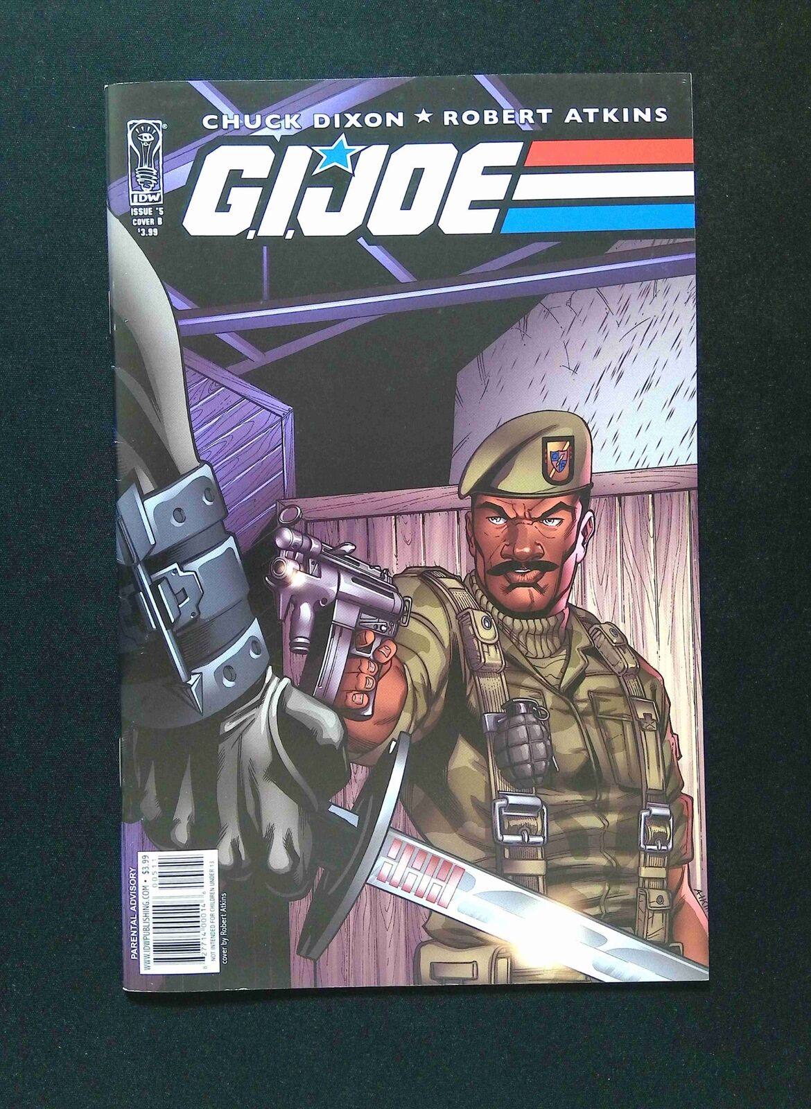 GI Joe #5B IDW Comics 2009 VF+ ATKINS VARIANT