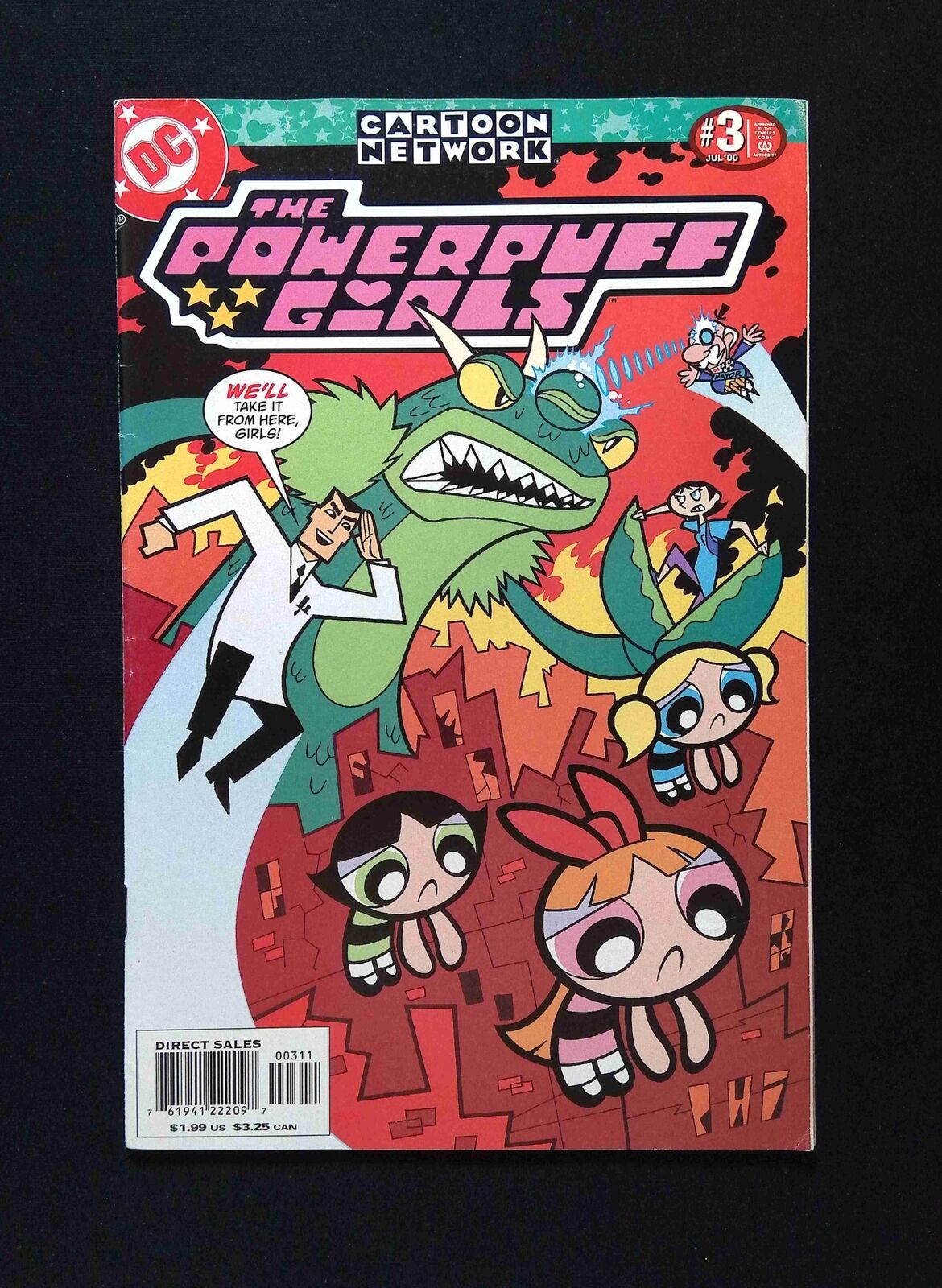 Powerpuff Girls #3 DC Comics 2000 FN