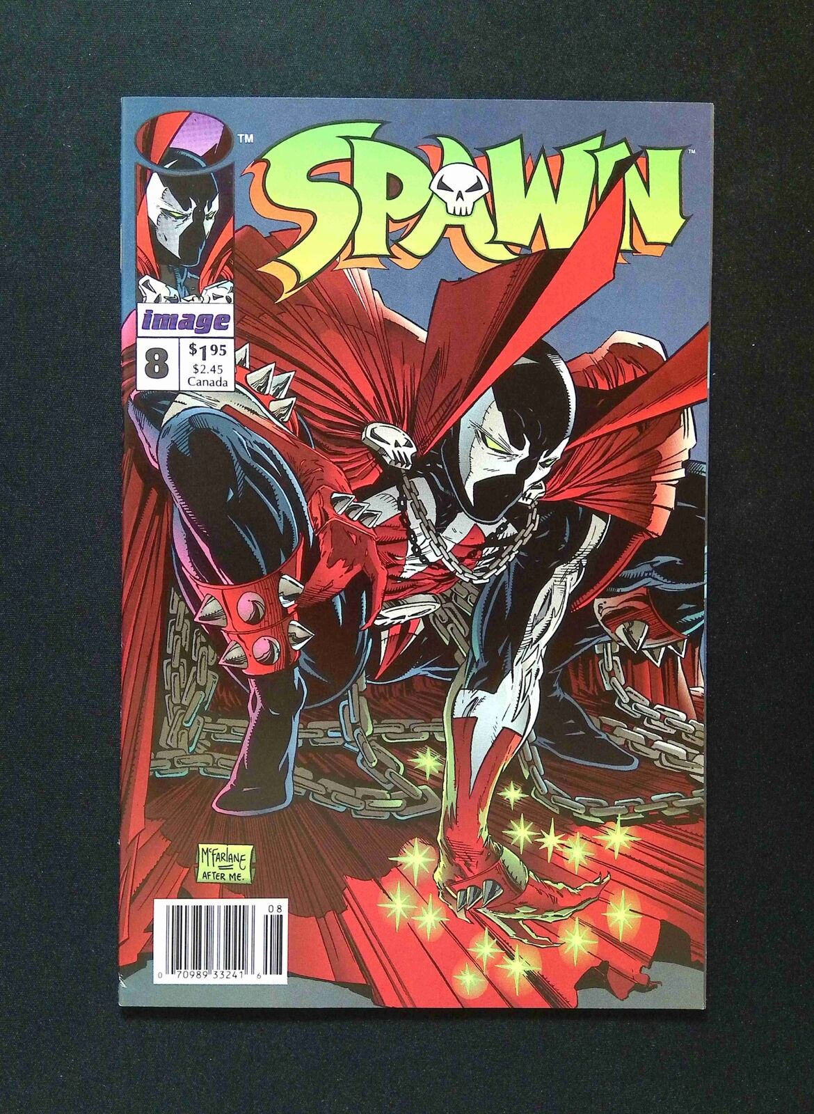 Spawn #8 Image Comics 1993 VF+ NEWSSTAND