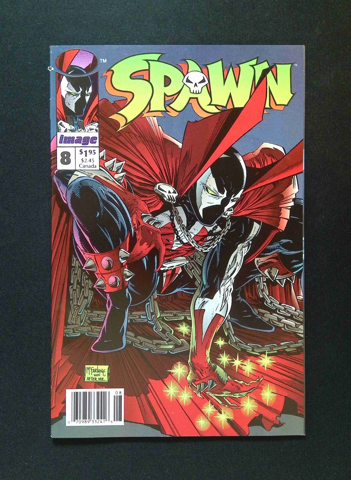 Spawn #8 Image Comics 1993 VF NEWSSTAND