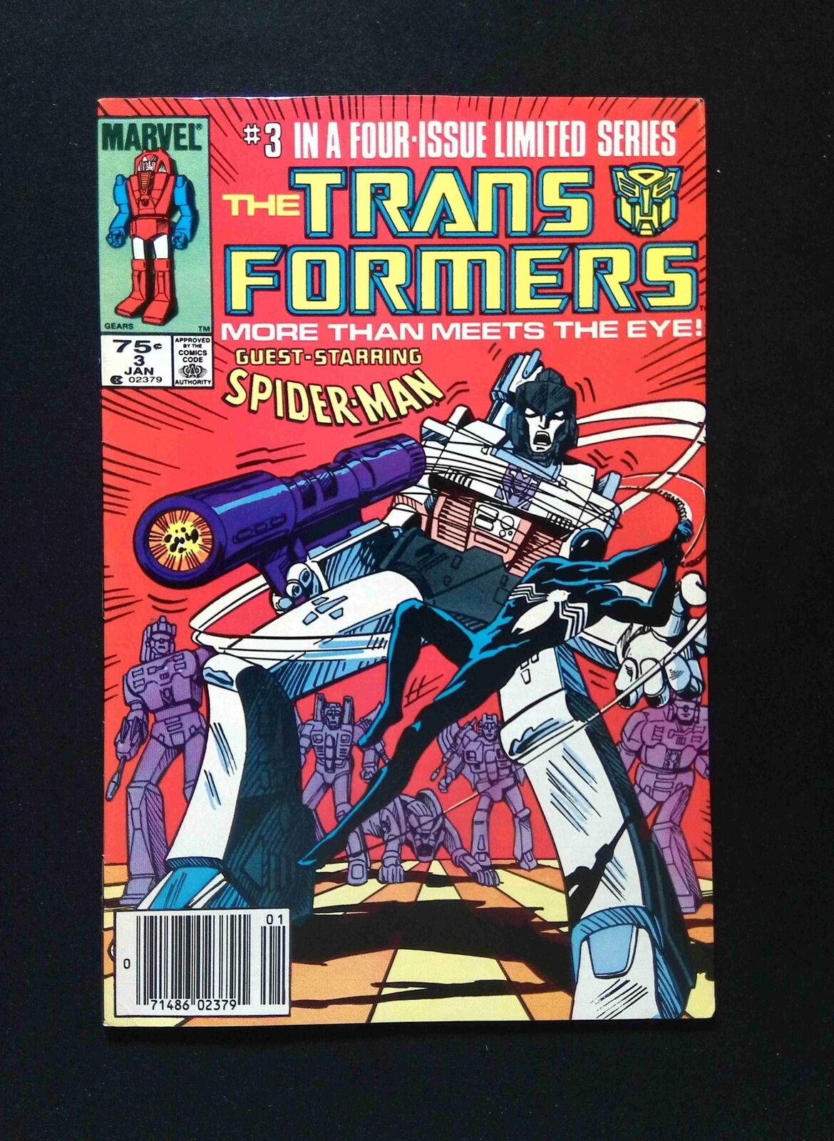 Transformers #3 MARVEL Comics 1985 FN/VF NEWSSTAND