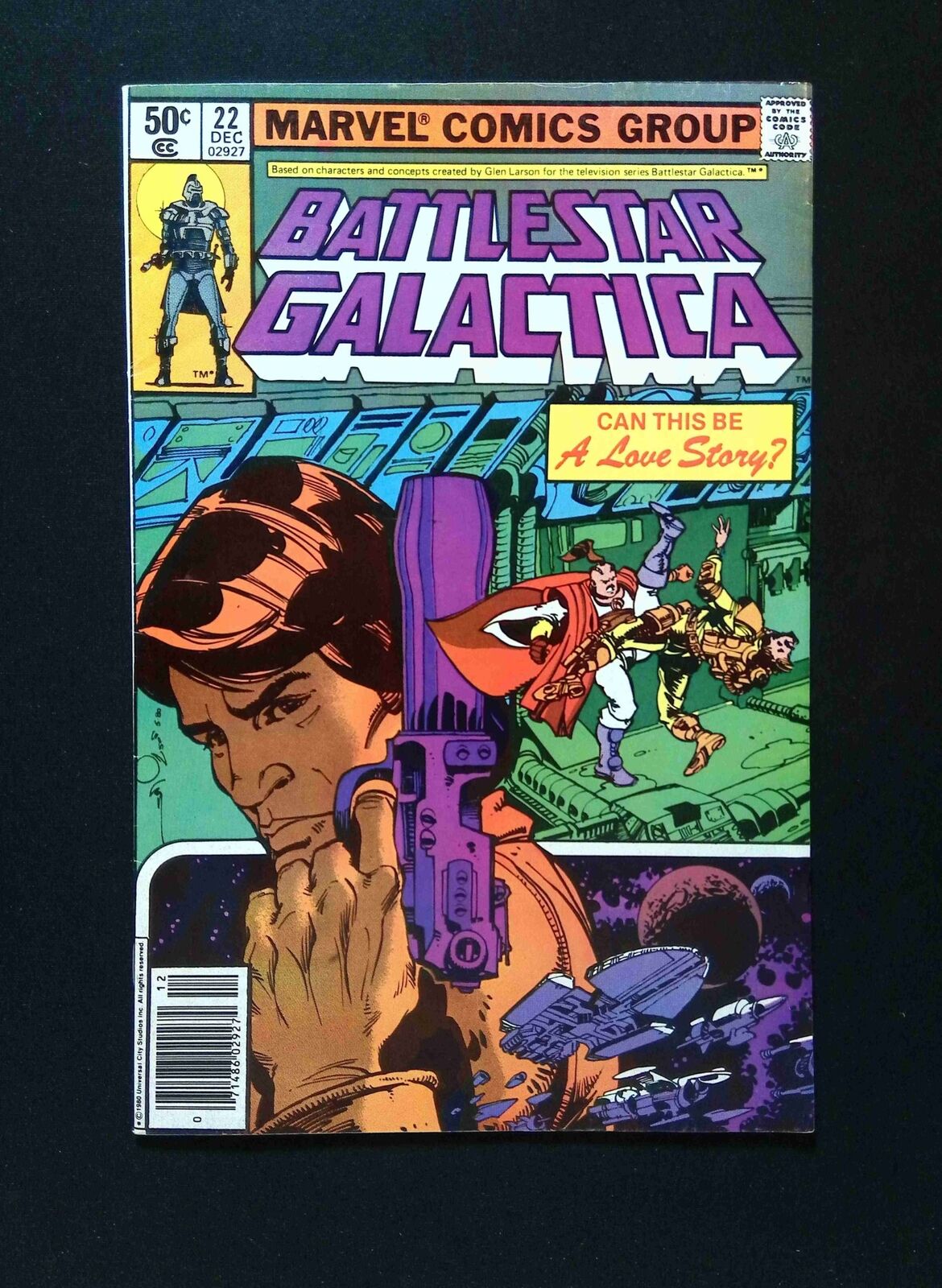 Battlestar Galactica #22 MARVEL Comics 1980 FN/VF NEWSSTAND
