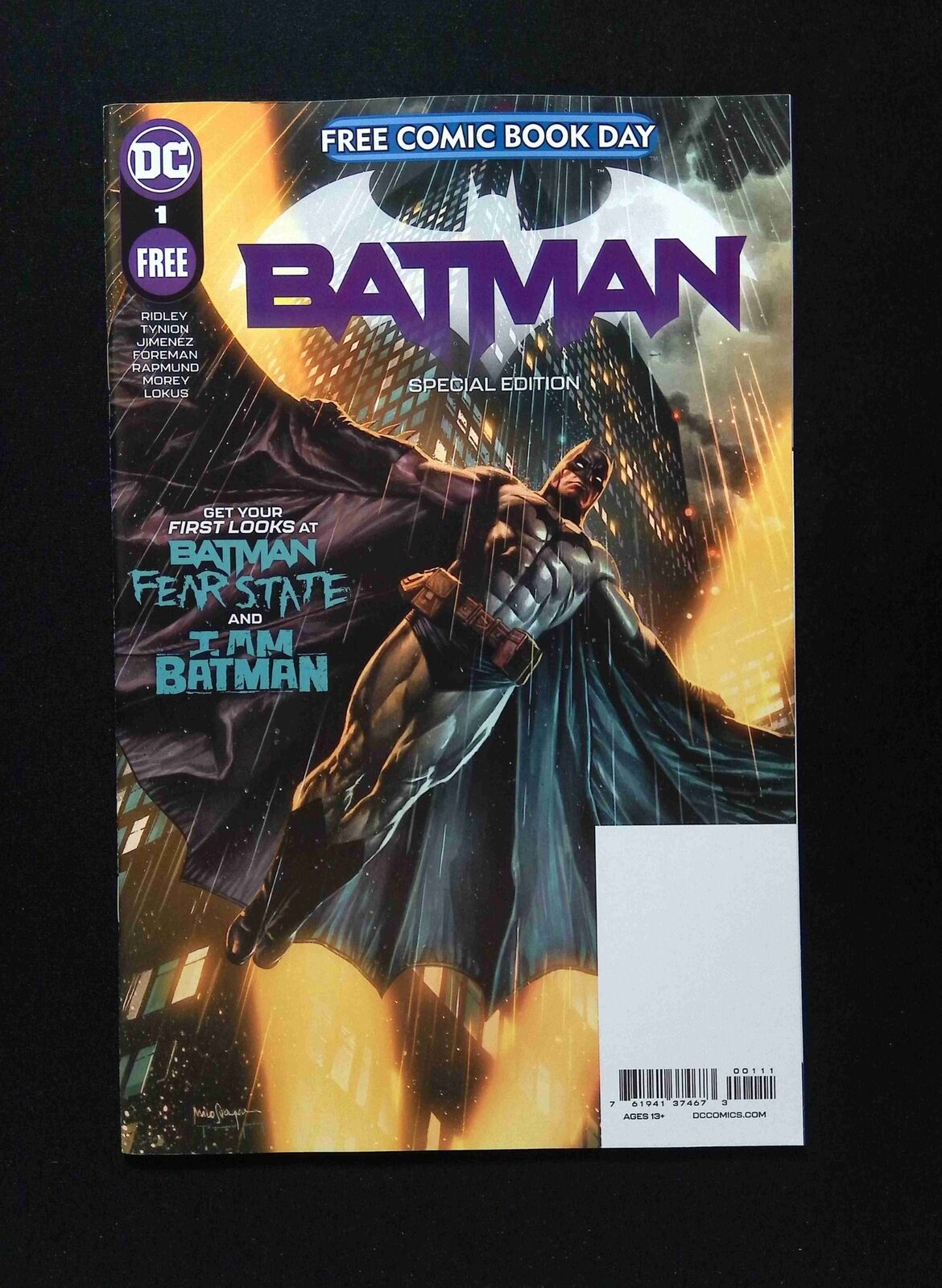 Batman Special Edition FCBD #1 DC Comics 2021 NM