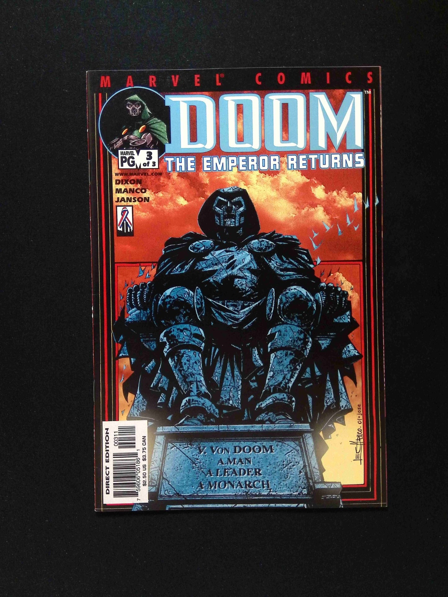 Doom The Emperor Returns #3 MARVEL Comics 2002 VF+