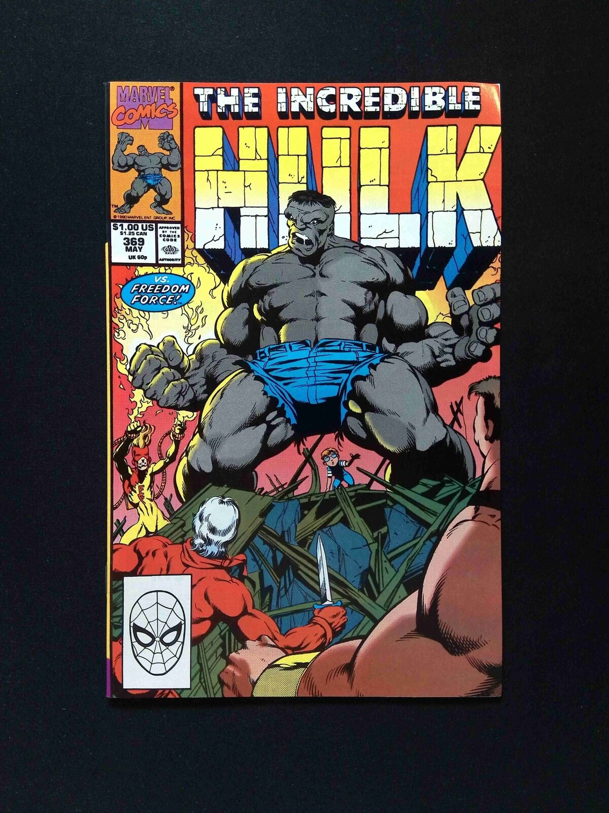 Incredible Hulk #369 MARVEL Comics 1990 VF+