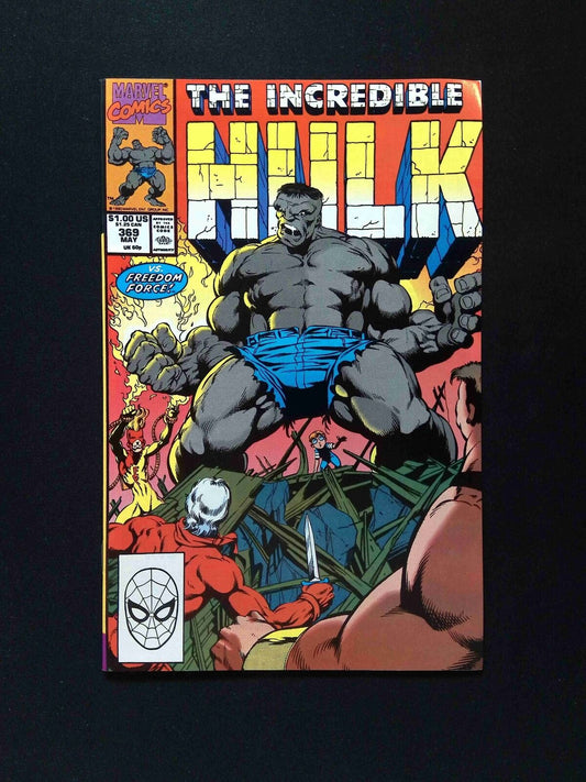 Incredible Hulk #369  MARVEL Comics 1990 VF+