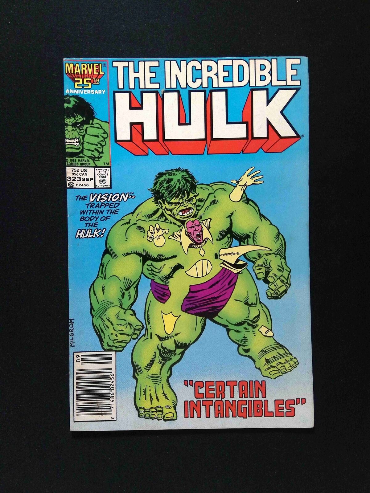 Incredible Hulk #323 MARVEL Comics 1986 FN/VF NEWSSTAND