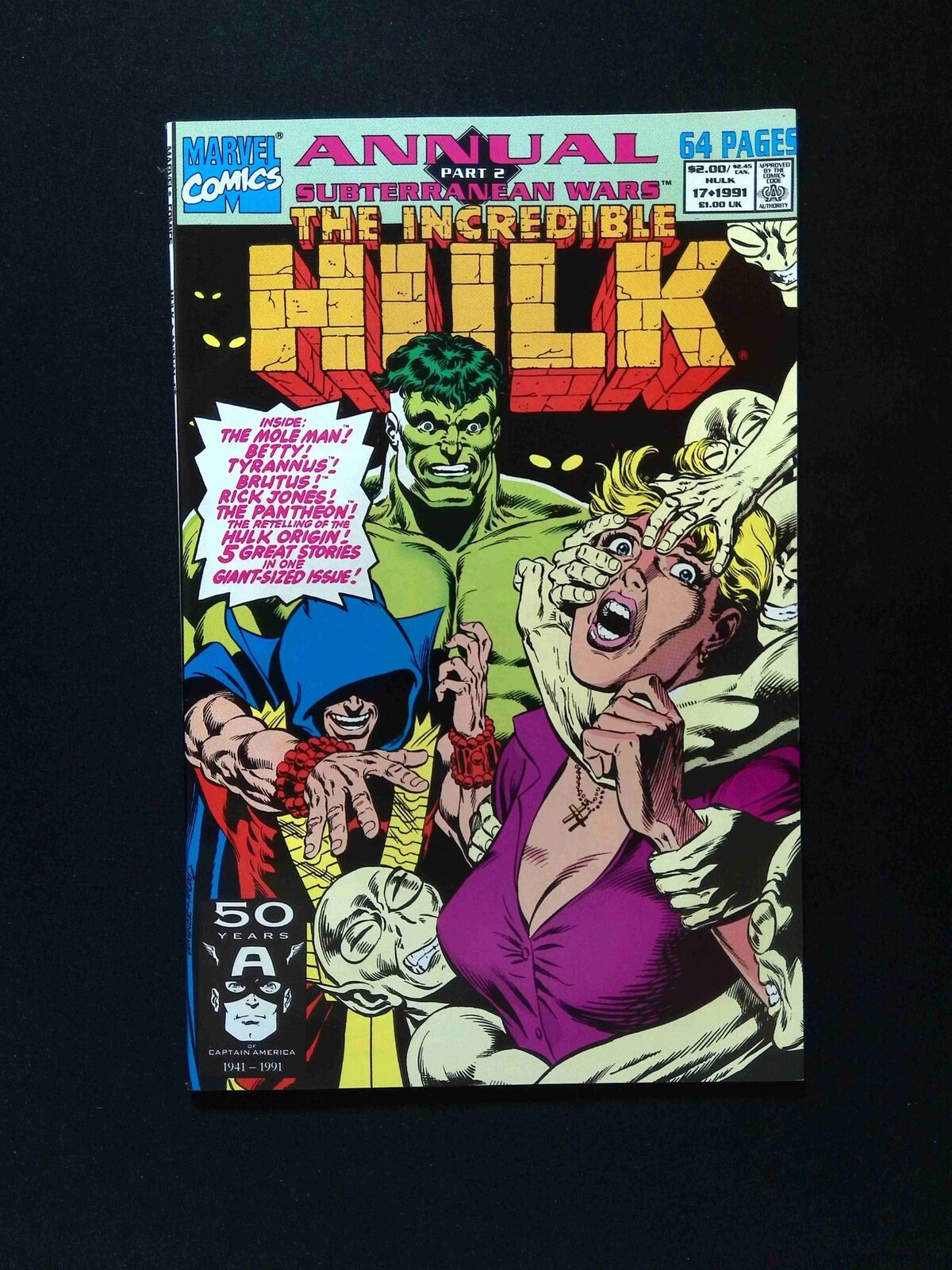 Incredible Hulk Annual #17 MARVEL Comics 1991 VF+