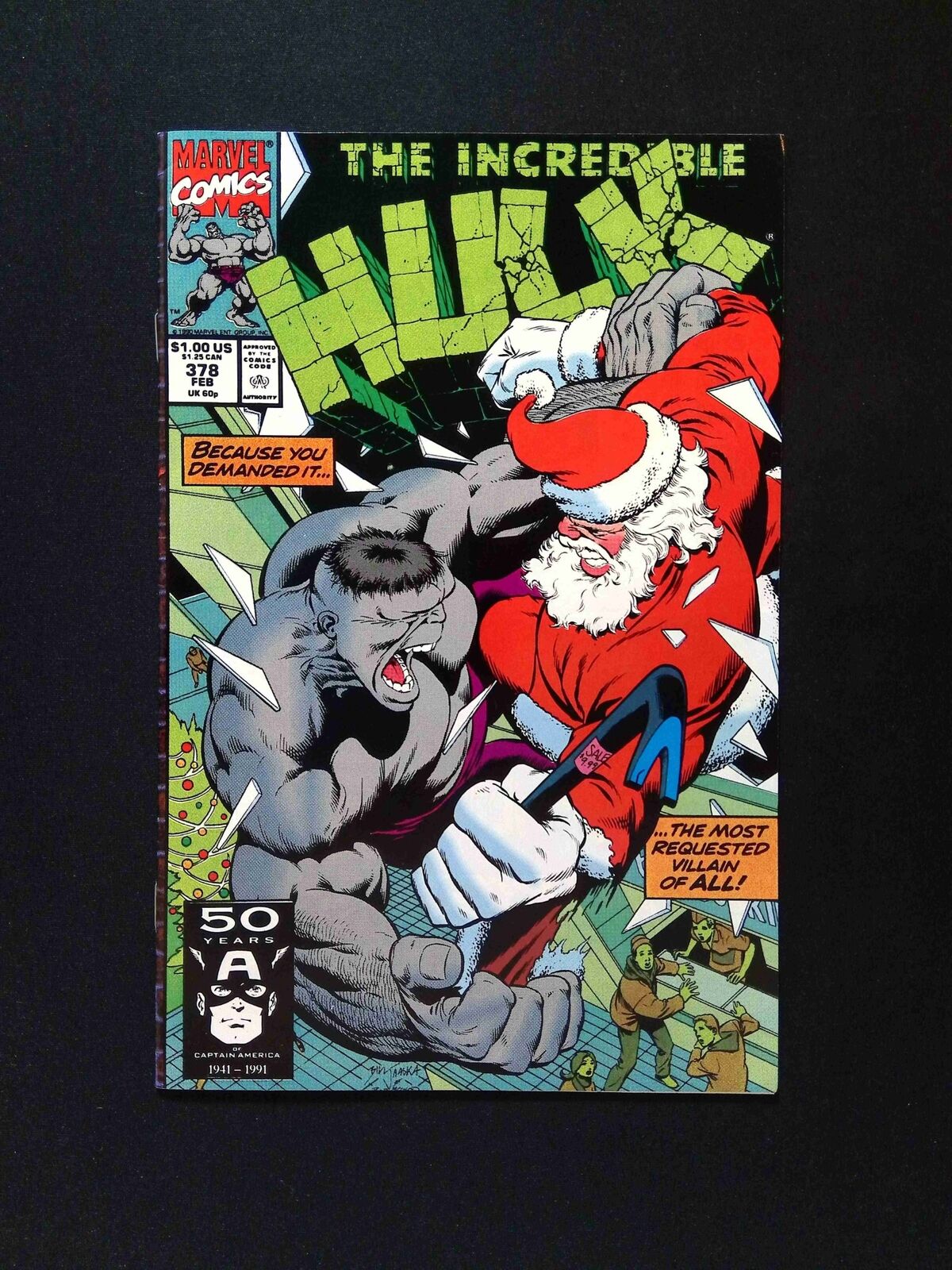 Incredible Hulk #378 MARVEL Comics 1991 VF/NM
