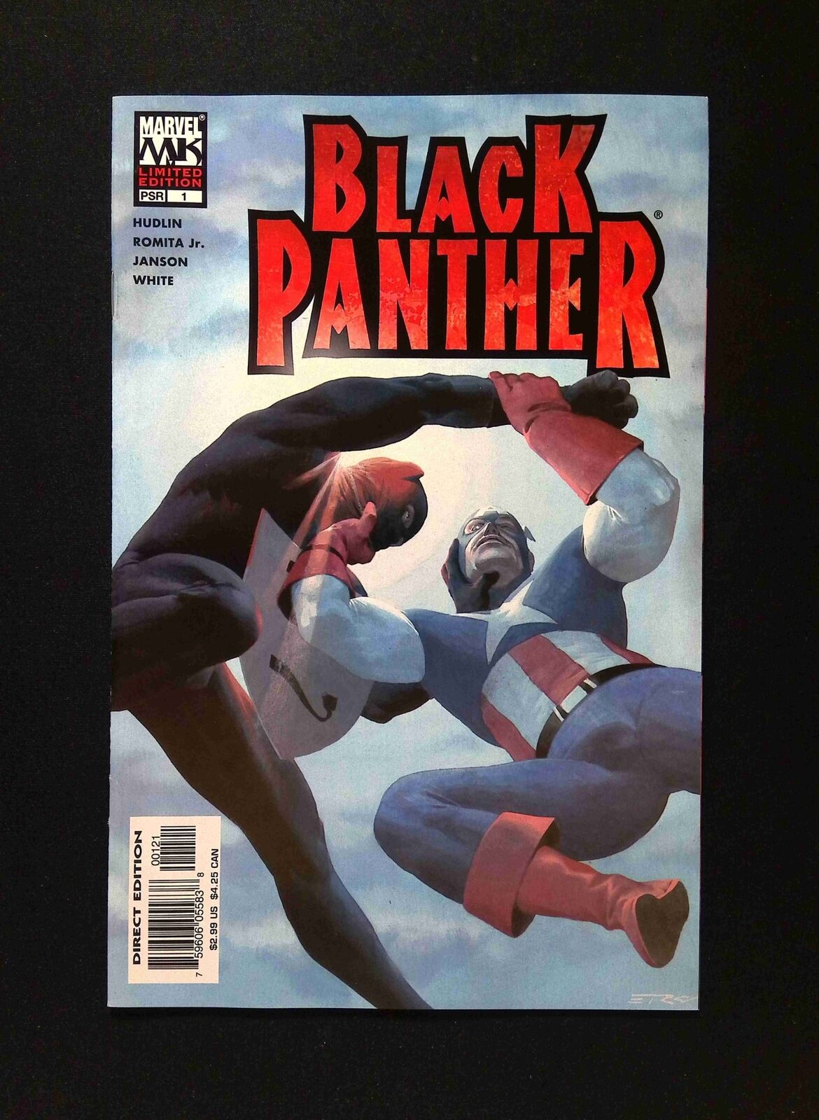 Black Panther #1B (3RD SERIES) MARVEL Comics 2005 VF/NM RIBIC VARIANT