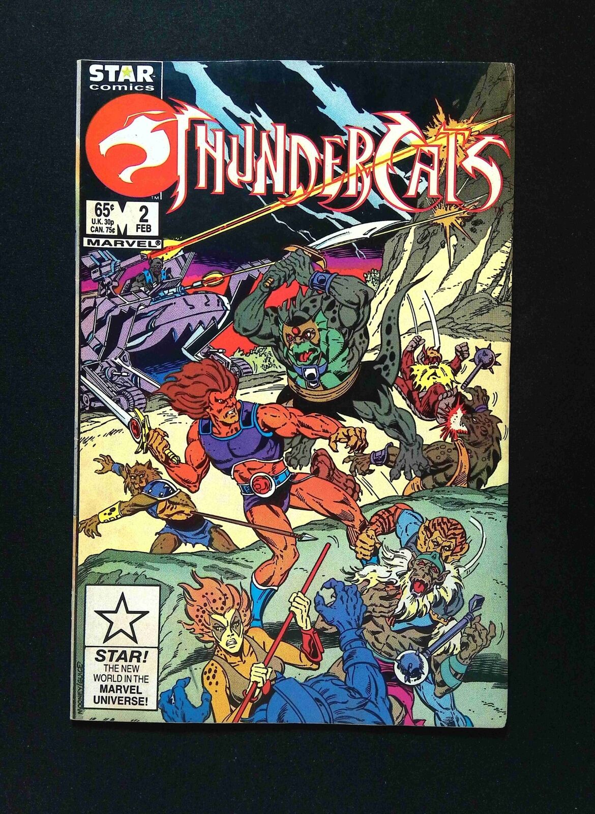 Thundercats #2 MARVEL/STAR COMICS Comics 1986 VF+