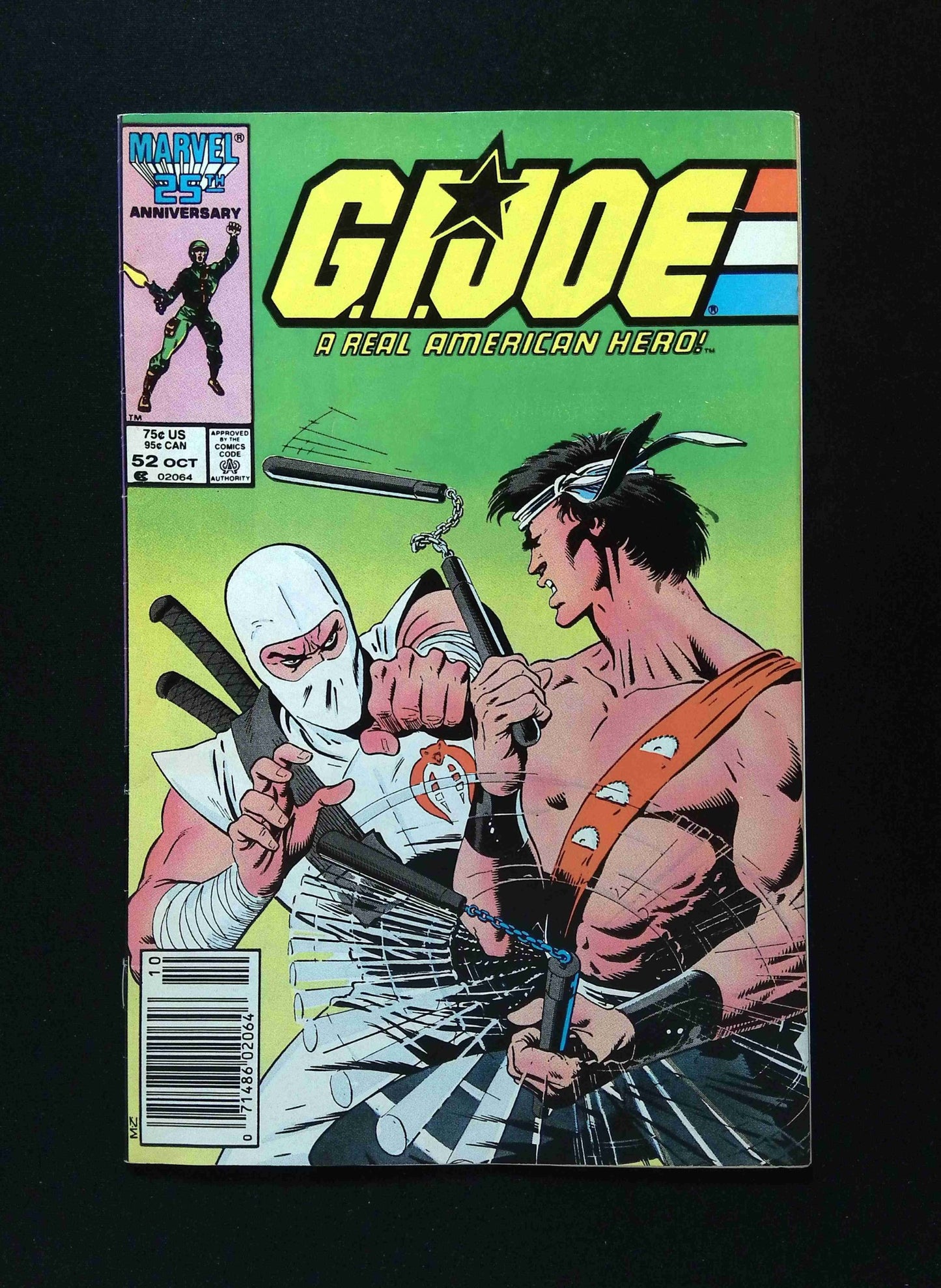GI Joe #52 MARVEL Comics 1986 FN NEWSSTAND