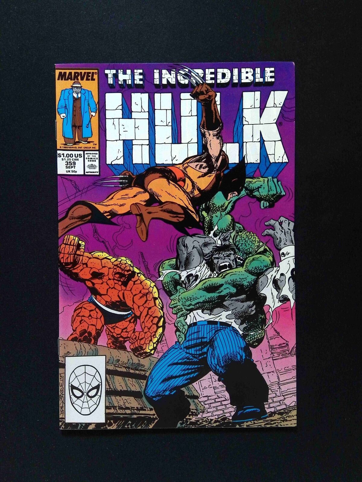 Incredible Hulk #359 MARVEL Comics 1989 VF+