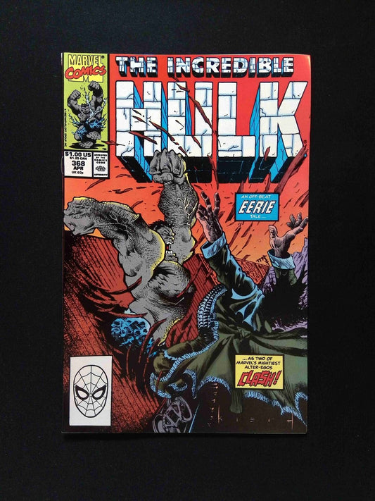 Incredible Hulk #368  MARVEL Comics 1990 VF+