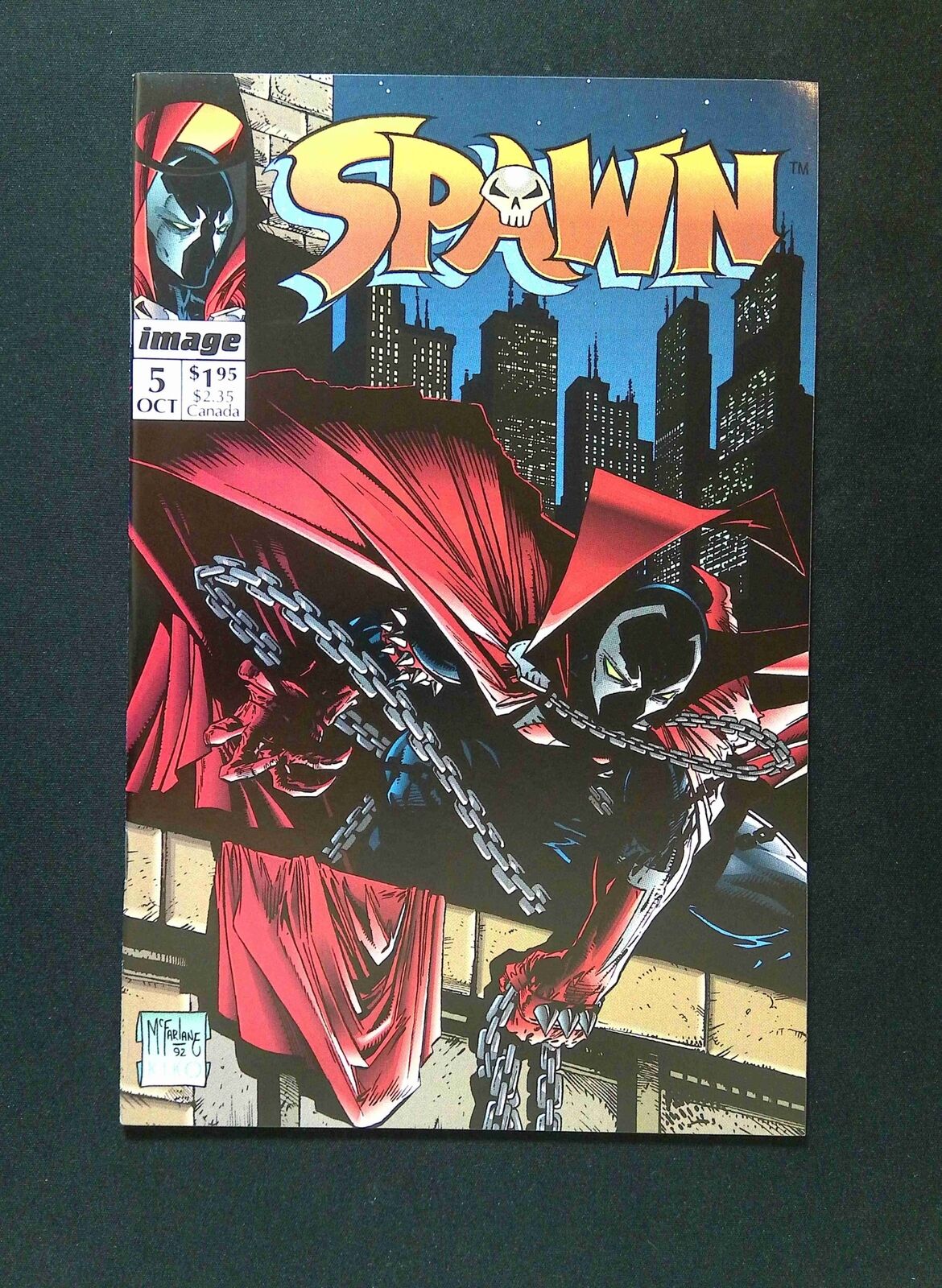 Spawn #5D IMAGE Comics 1992 VF+ VARIANT COVER