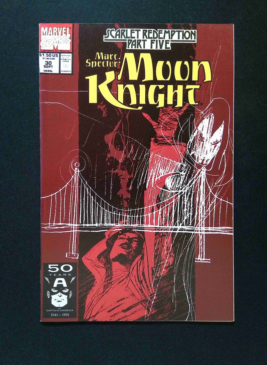 Marc Spector Moon Knight #30  MARVEL Comics 1991 VF+