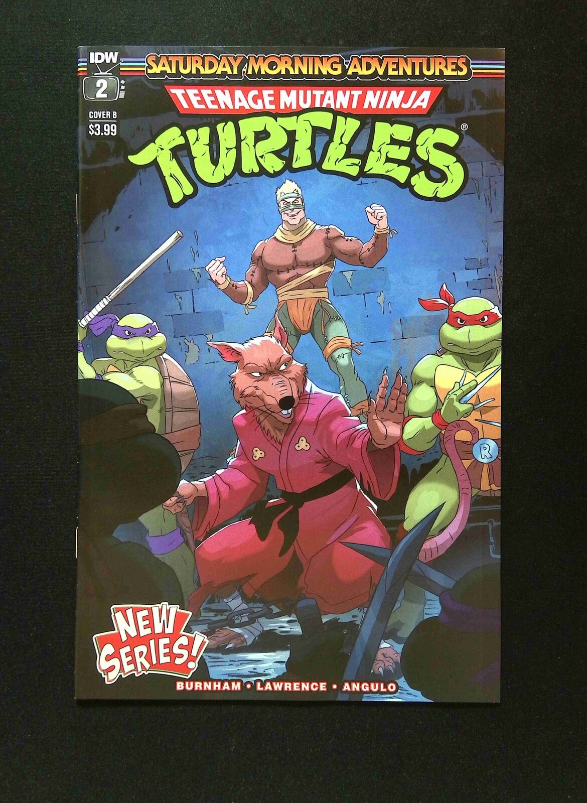 TMNT Saturday Morning Adventures #2B IDW 2023 VF+ SCHOENING VARIANT