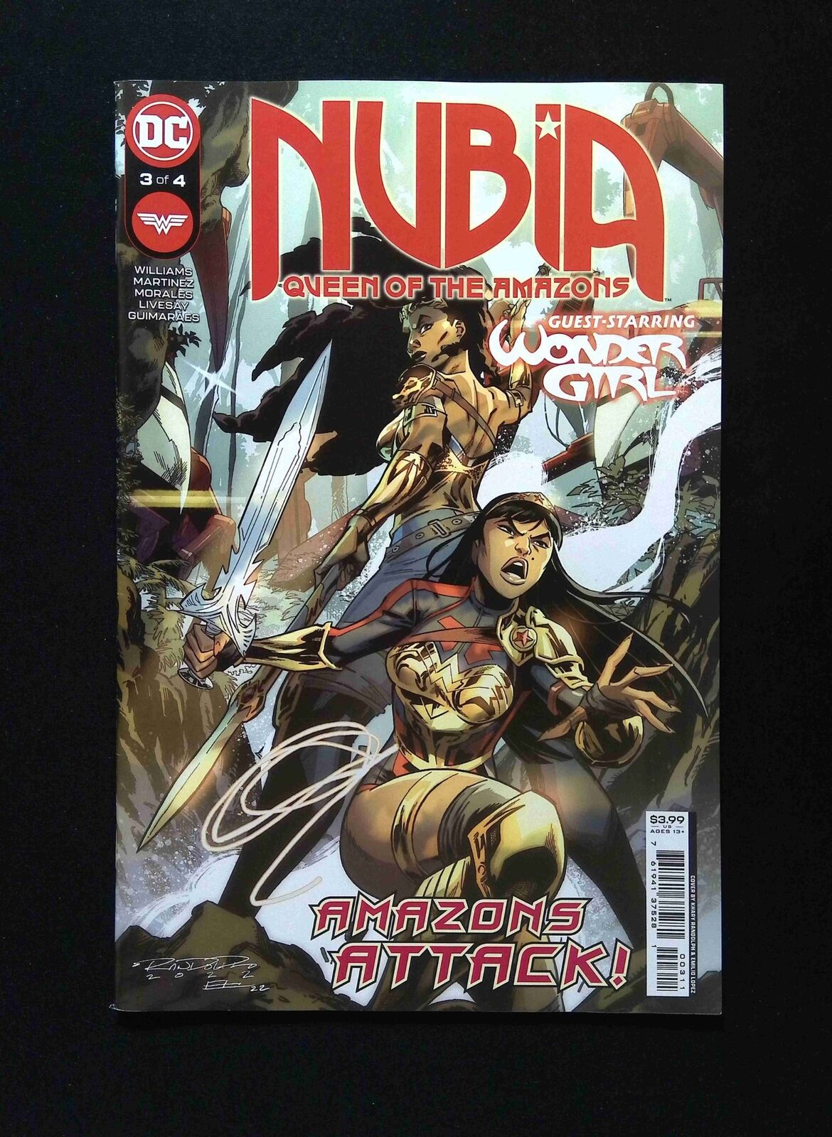 Nubia Queen of the Amazons #3 DC Comics 2022 NM-