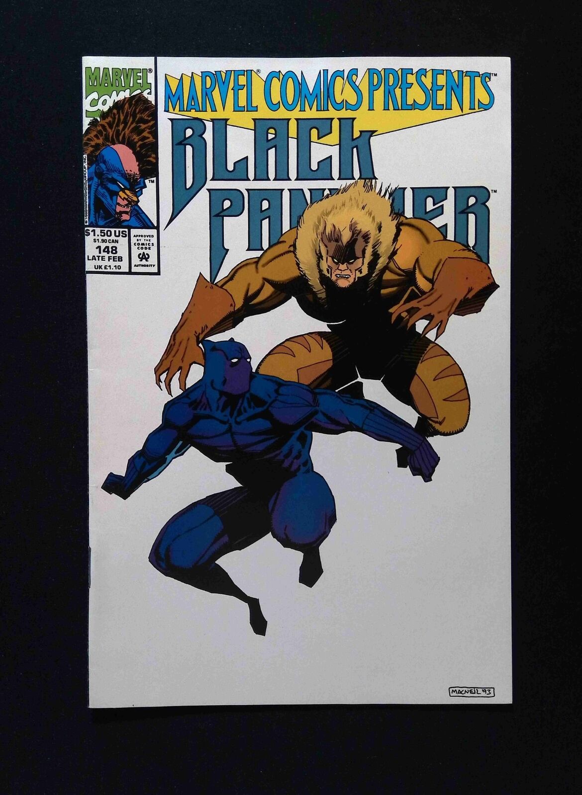 MARVEL COMICS PRESENT BLACK PANTHER VENGANCE #148 MARVEL Comics 1994 VF