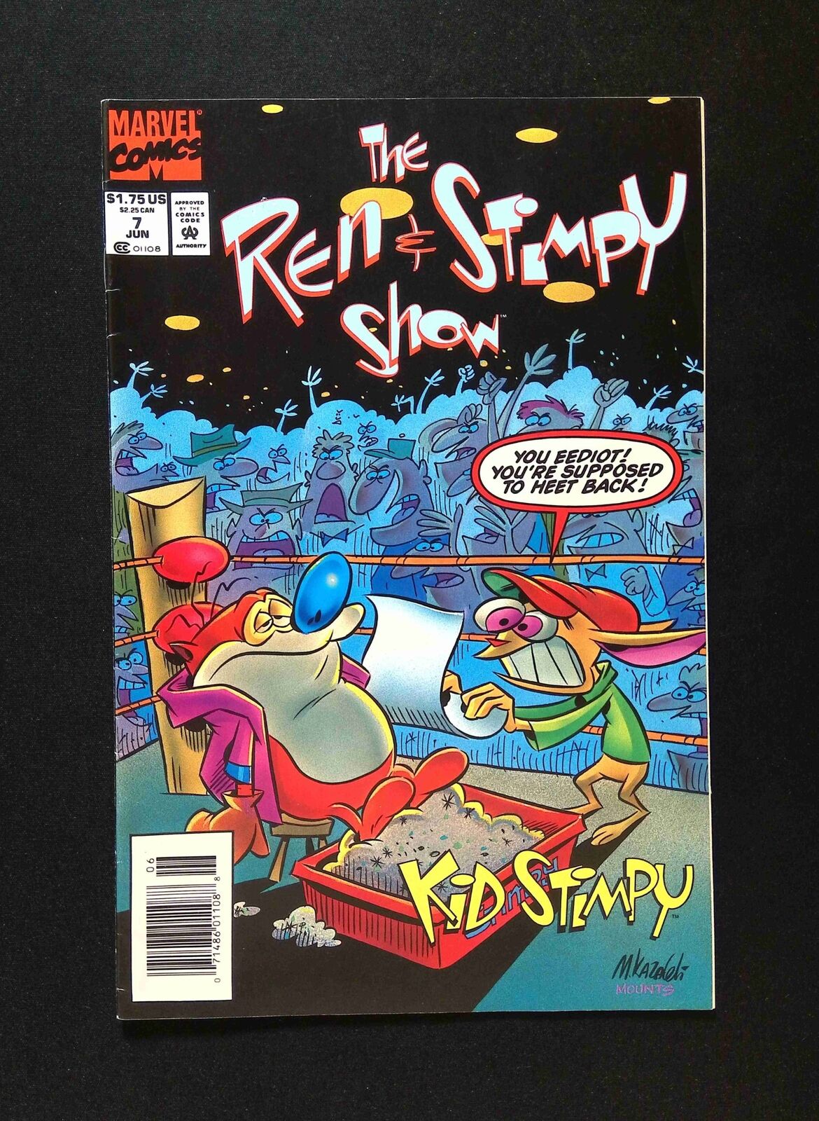 Red and Stimpy Show #7 MARVEL Comics 1993 VF- NEWSSTAND