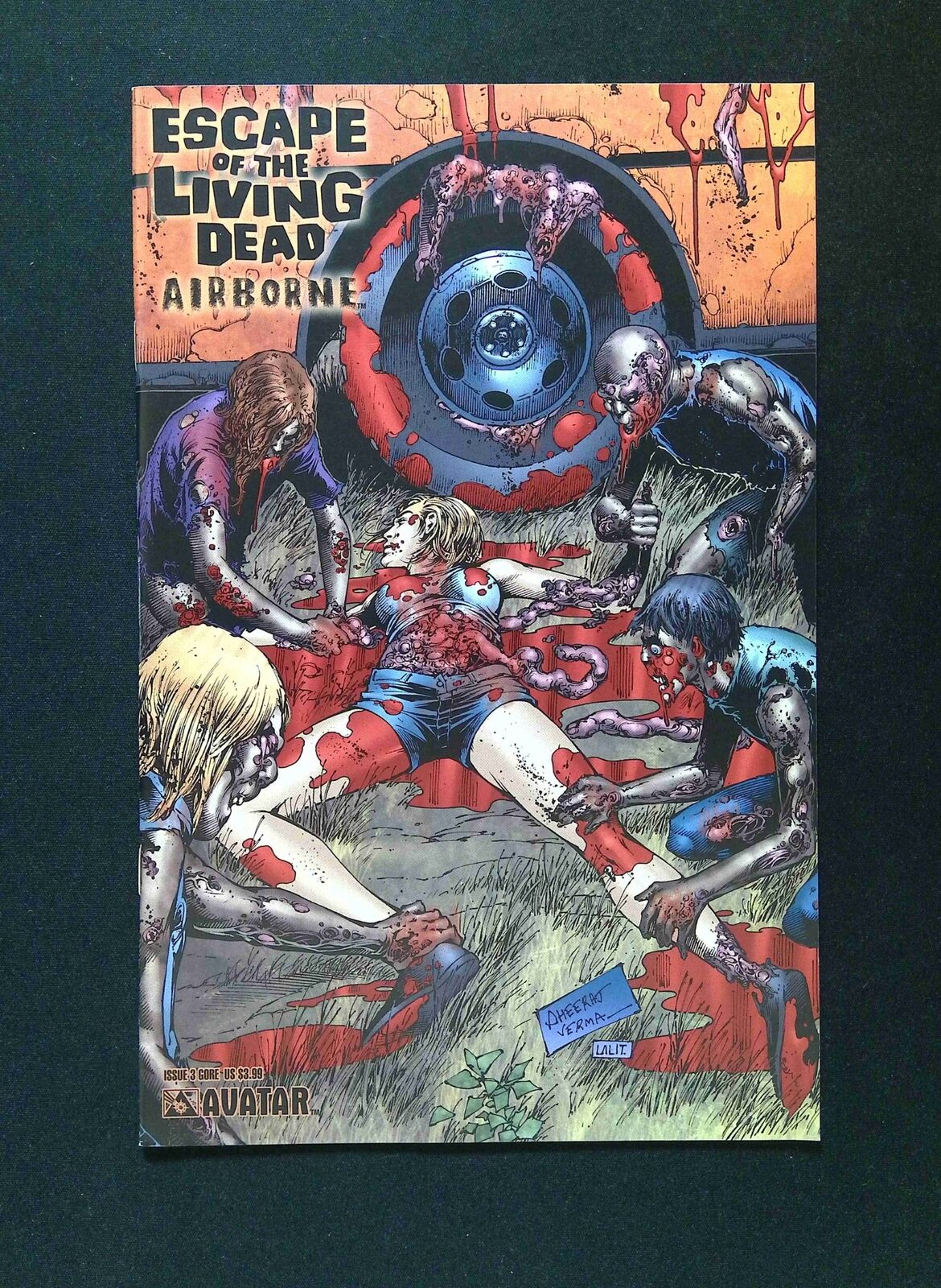 Escape of the Living Dead Airborne #3D AVATAR Comics 2006 VF/NM Gore Variant