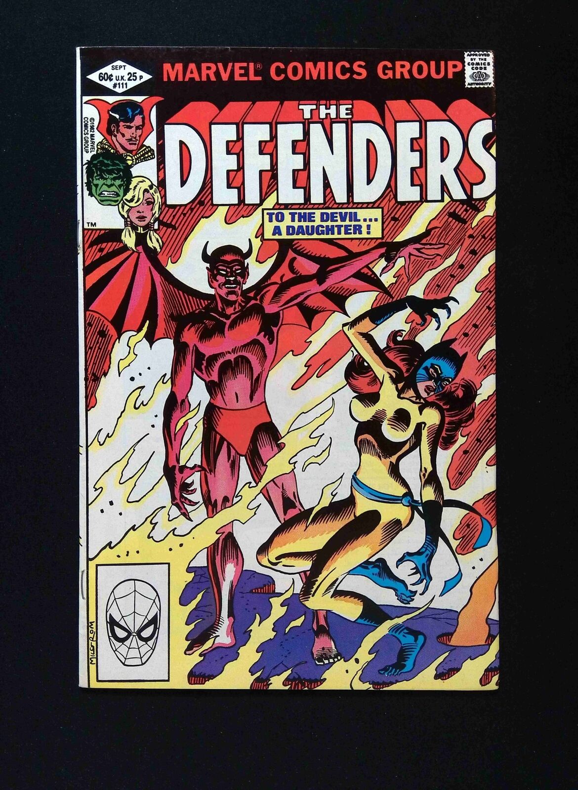 Defenders #111 MARVEL Comics 1982 FN/VF WHITMAN VARIANT