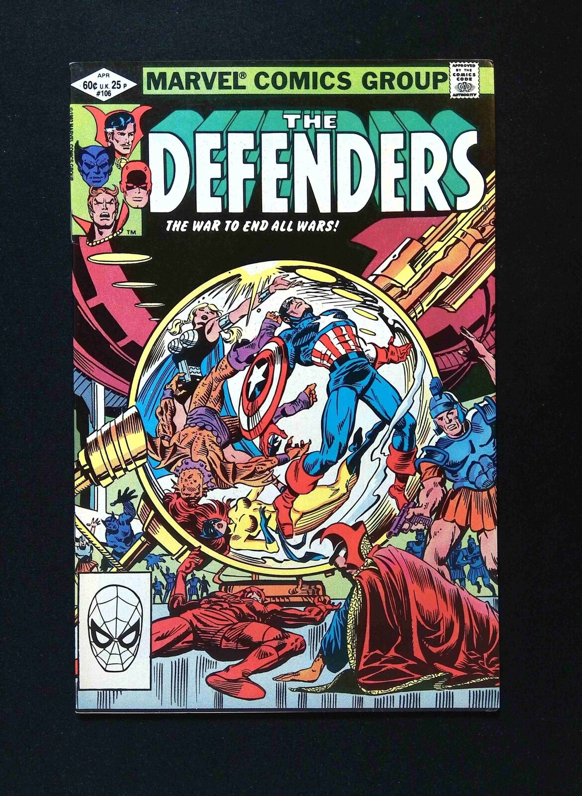 Defenders #106 MARVEL Comics 1982 VF+ WHITMAN VARIANT