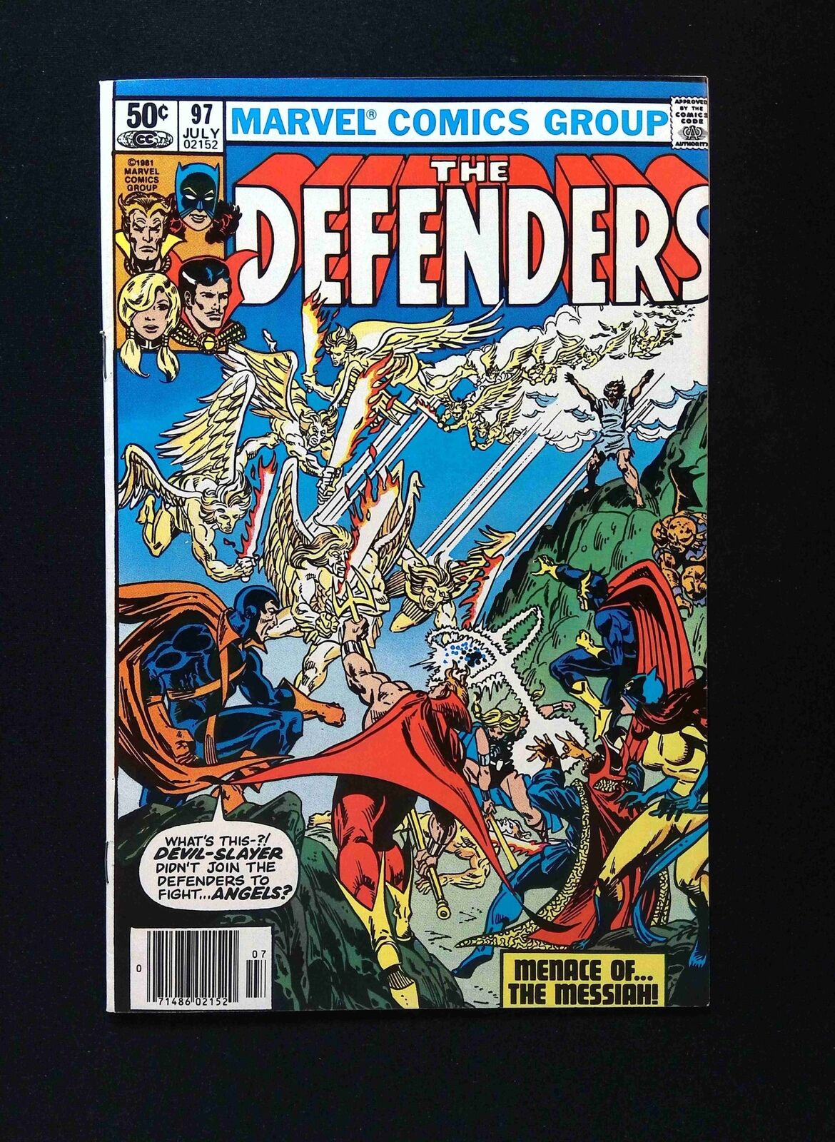 Defenders #97 MARVEL Comics 1981 VF+ NEWSSTAND