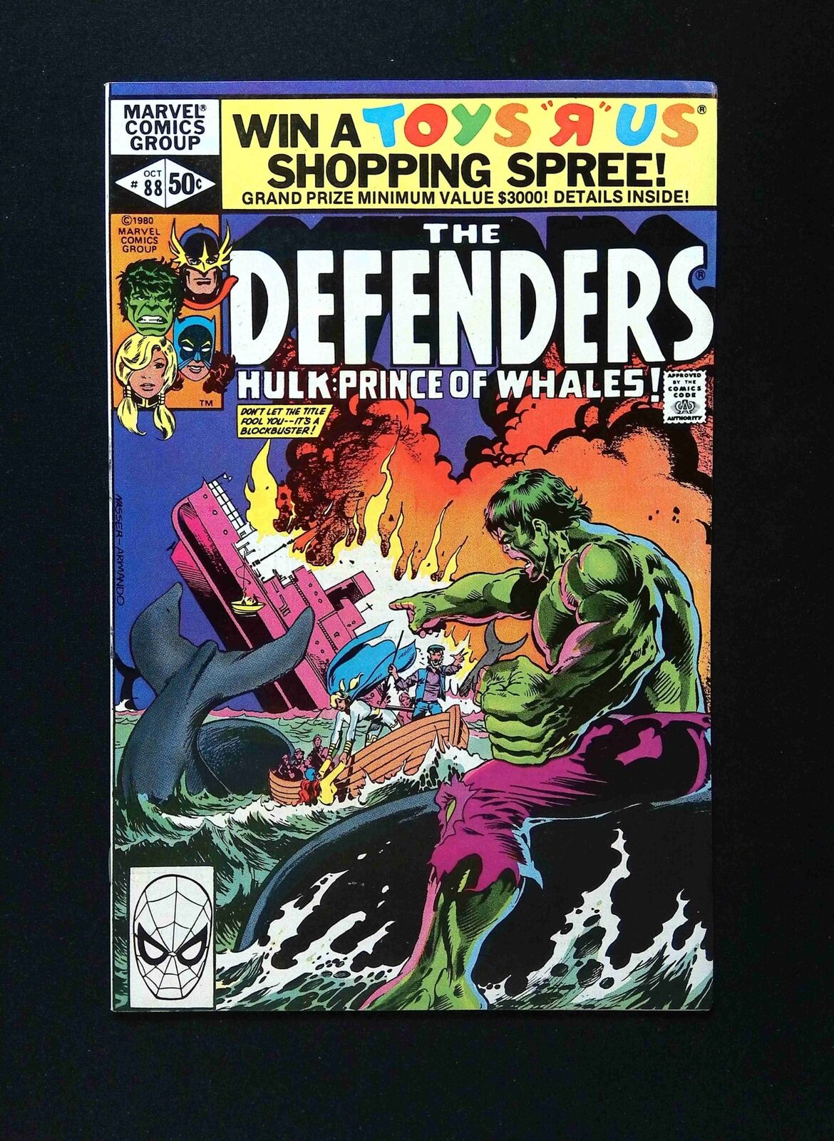 Defenders #88 MARVEL Comics 1980 VF+ WHITMAN VARIANT