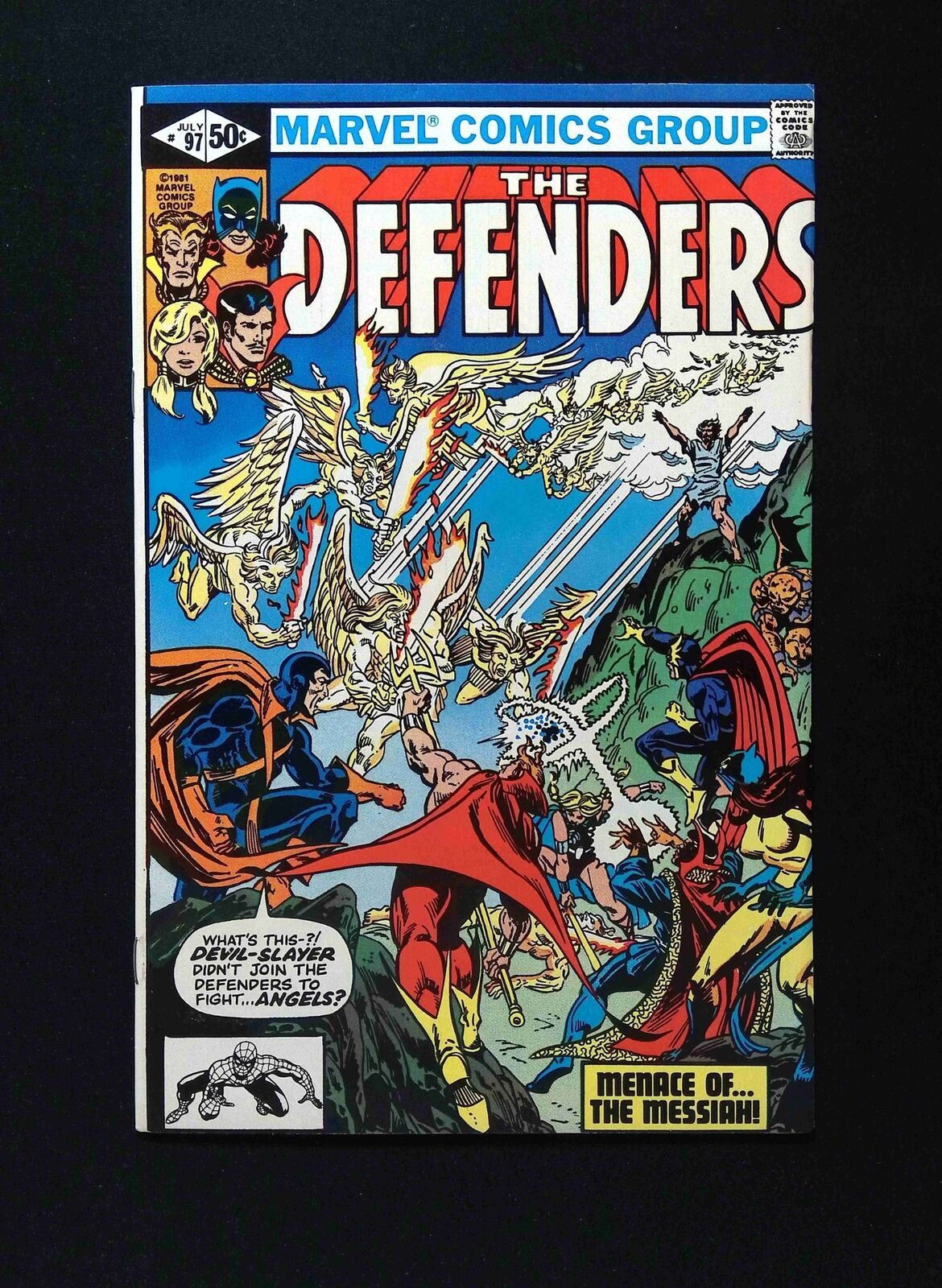 Defenders #97 MARVEL Comics 1981 VF/NM WHITMAN VARIANT