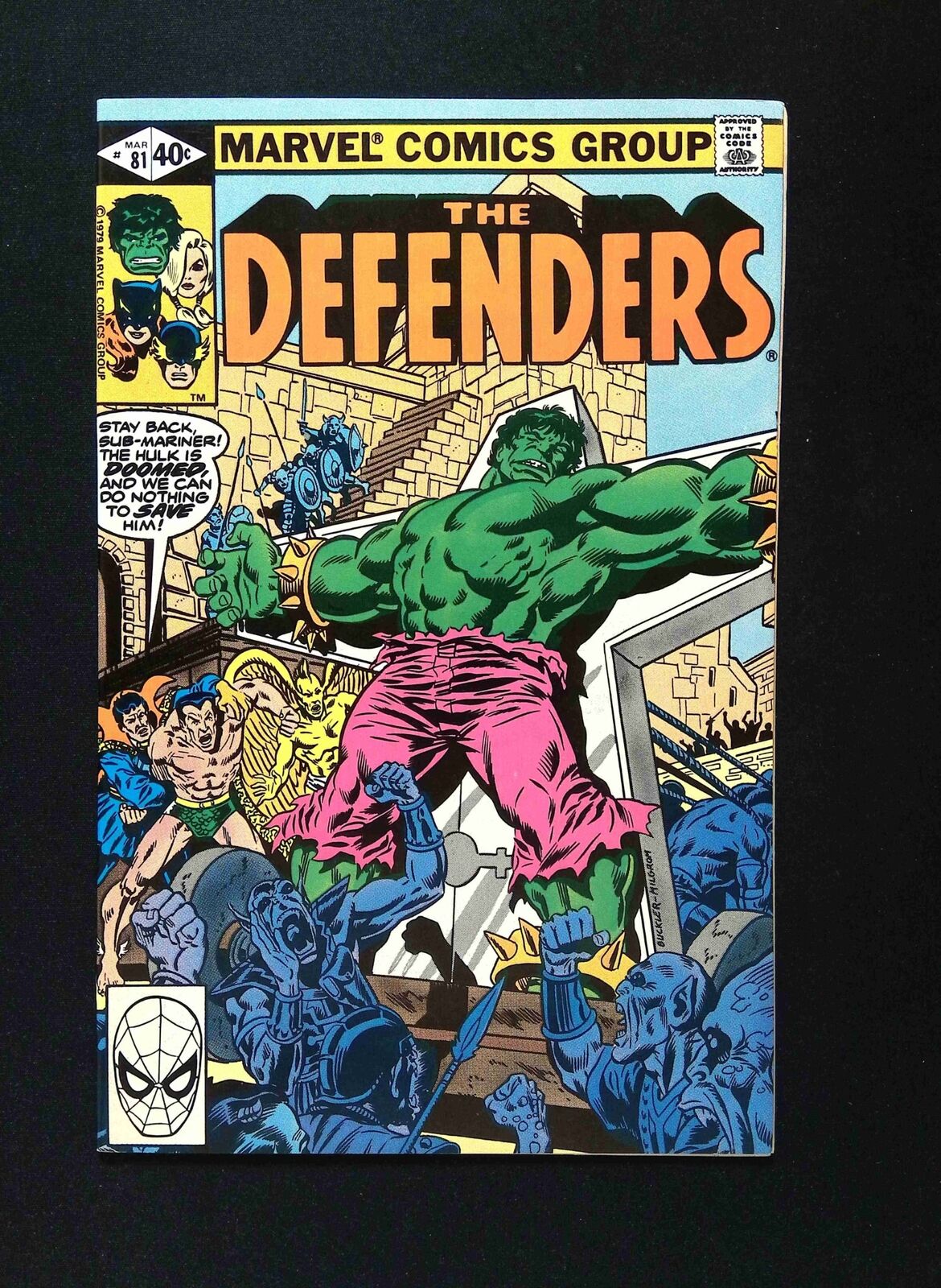 Defenders #81 MARVEL Comics 1980 FN/VF WHITMAN VARIANT