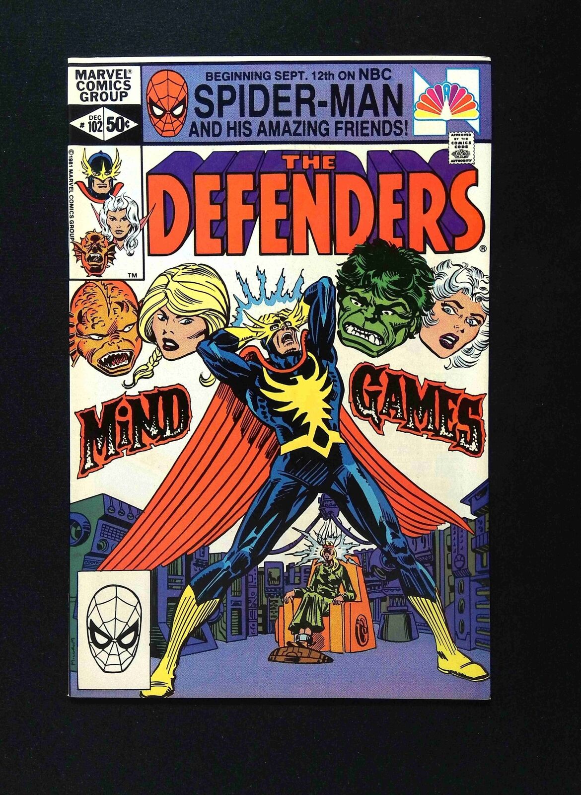 Defenders #102 MARVEL Comics 1981 VF WHITMAN VARIANT