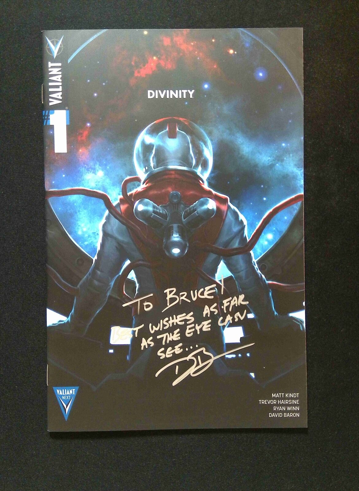 Divinity #1H VALIANT 2015 NM- Djurdjevic Variant . Signed By DAVID BARON