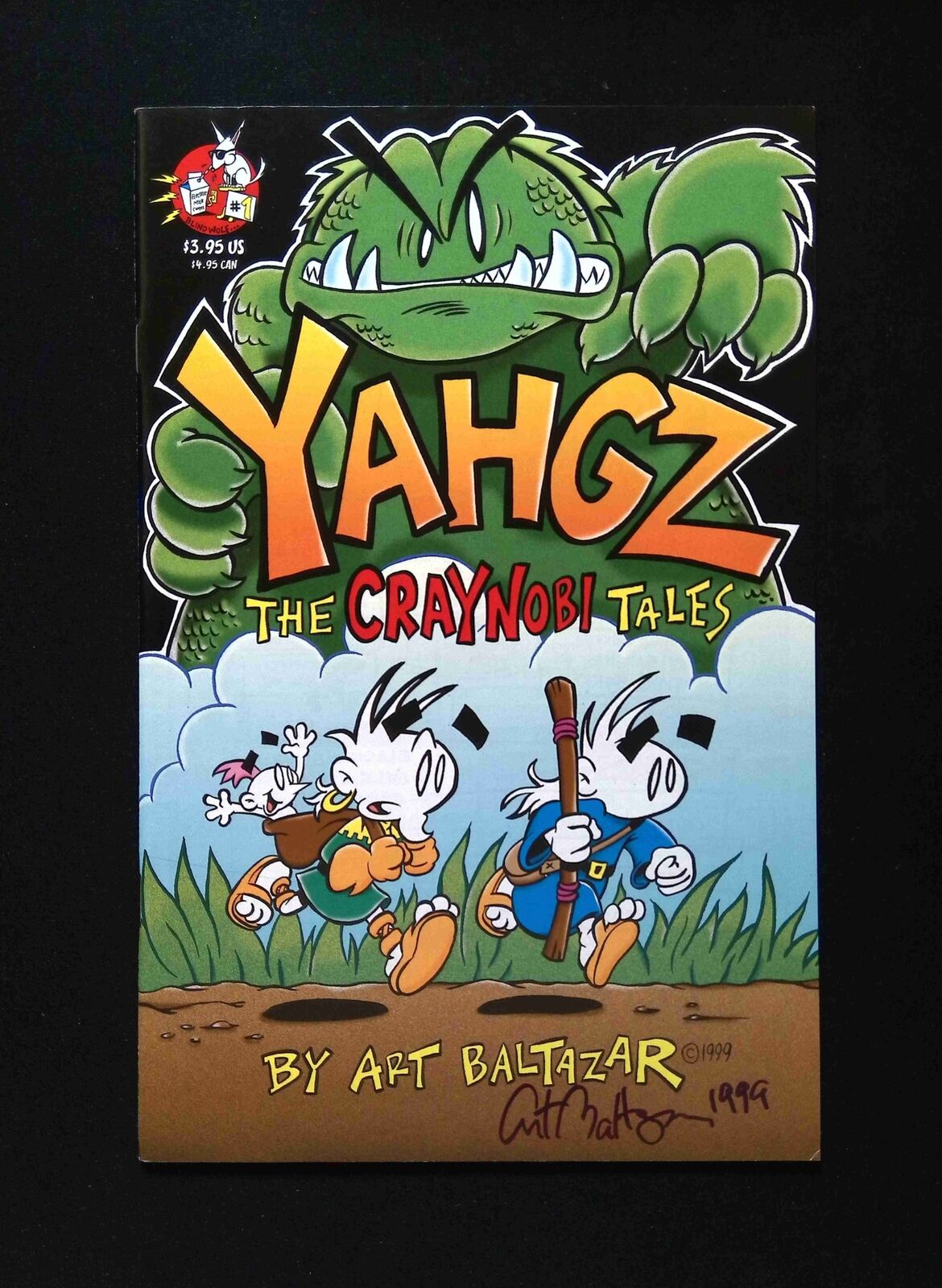 YAHGZ The Craynobi Tales #1 PAPERCUTZ Comics 1999 VF+ Signed By BALTAZAR