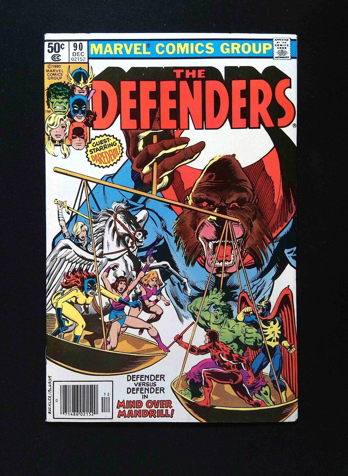 Defenders #90 MARVEL Comics 1980 VF NEWSSTAND