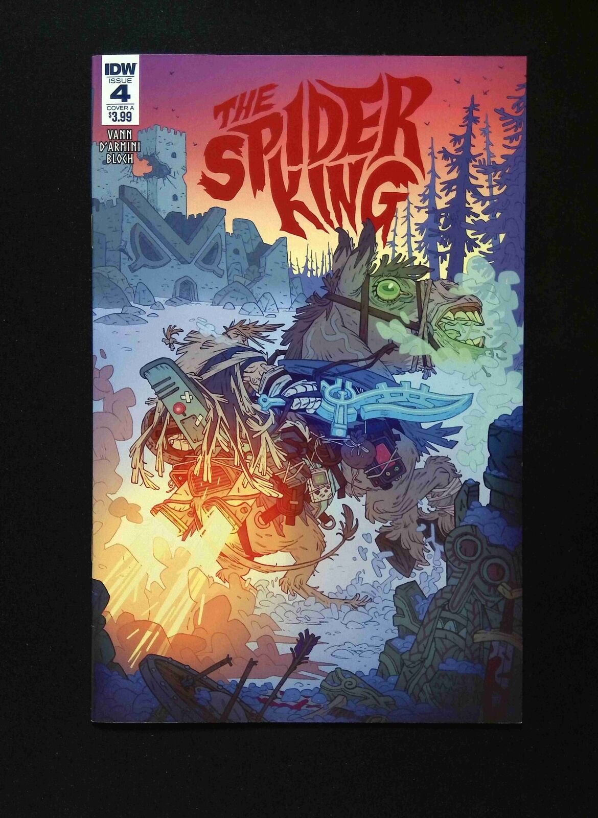 Spider King #4 IDW Comics 2018 NM- D'Armini Variant